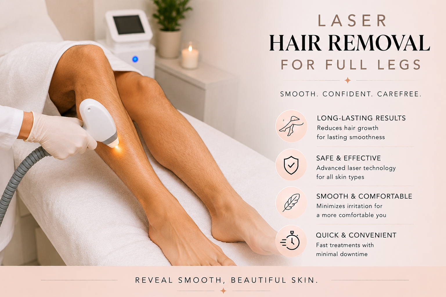 Laser Hair Removal: Full legs