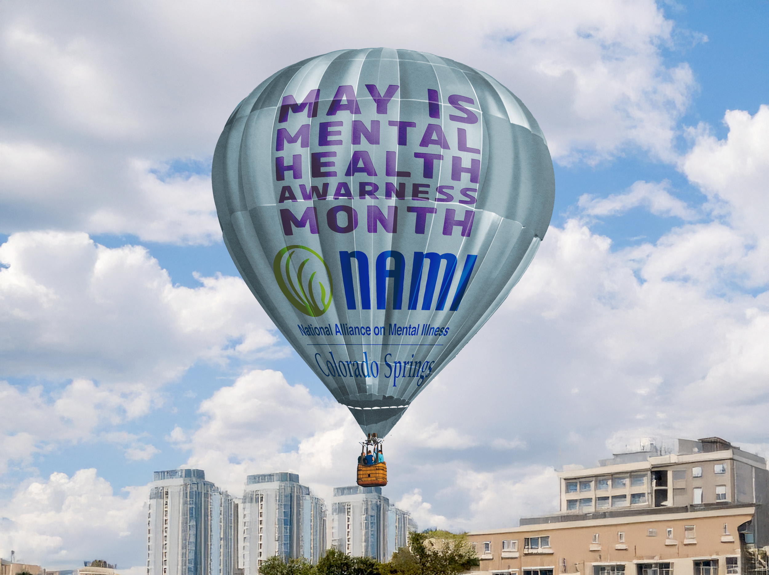 NAMI Campaign Hot Air Ballon 1