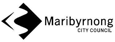 City of Maribyrnong City Council black and white .png