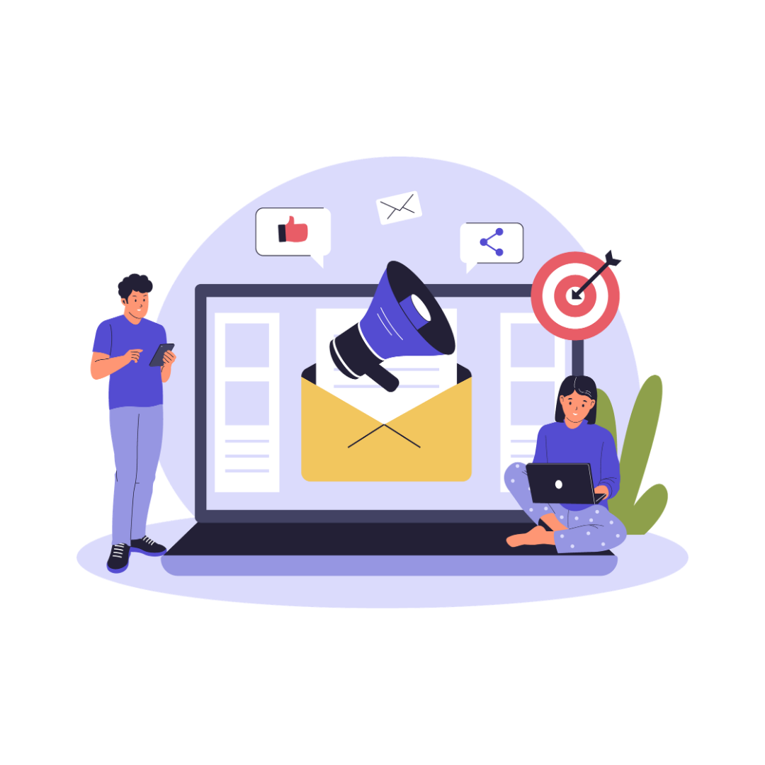 Email campaign design icon for Pacific Grove marketing agency services