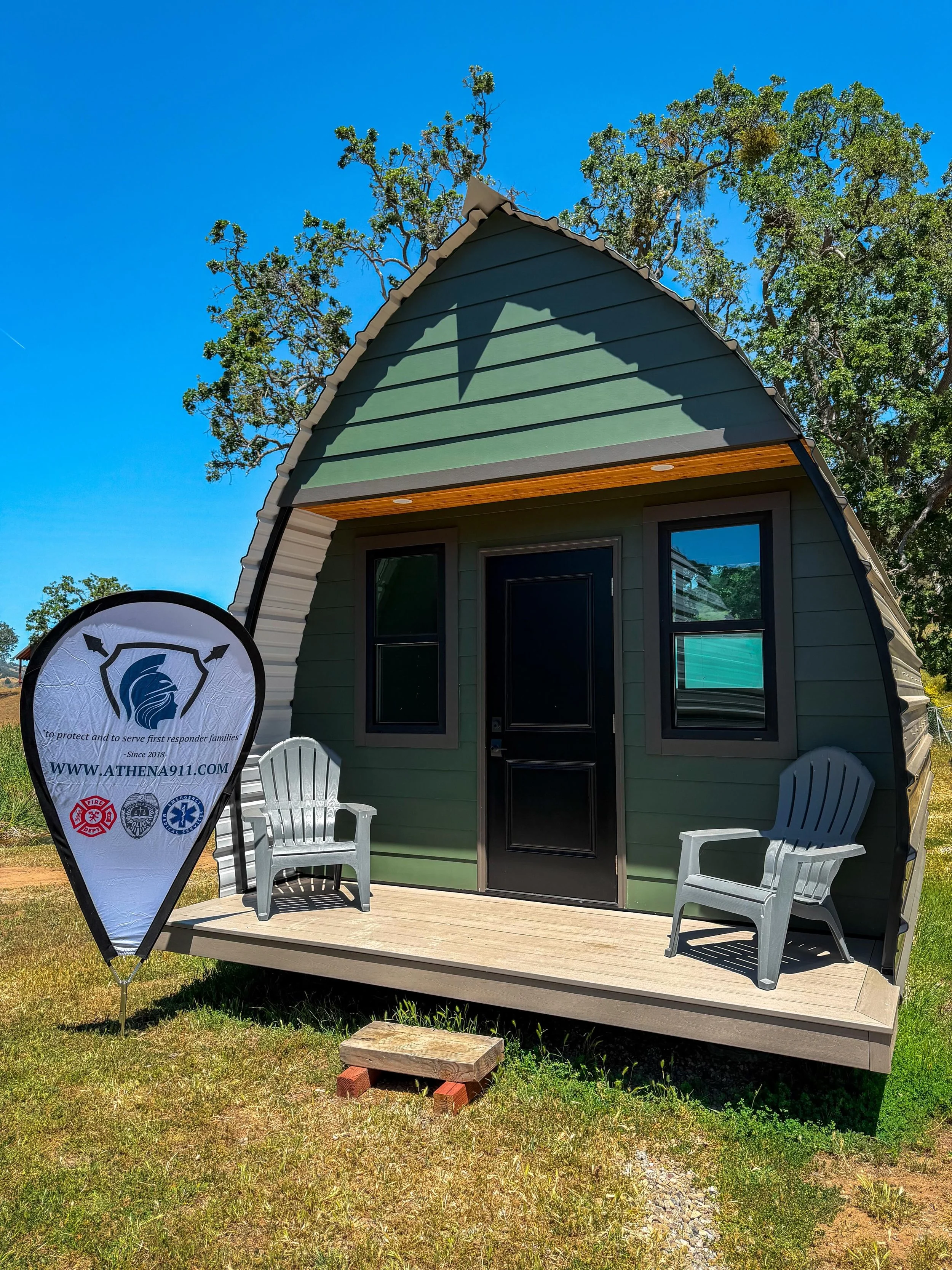 We thank LEO owned/operated Athena Financial for supporting the vision at Runestone Ranch and helping us continue building toward our future overnight workshops for first responders.

As we continue to fill this need, a limited number of Cabin Sponso