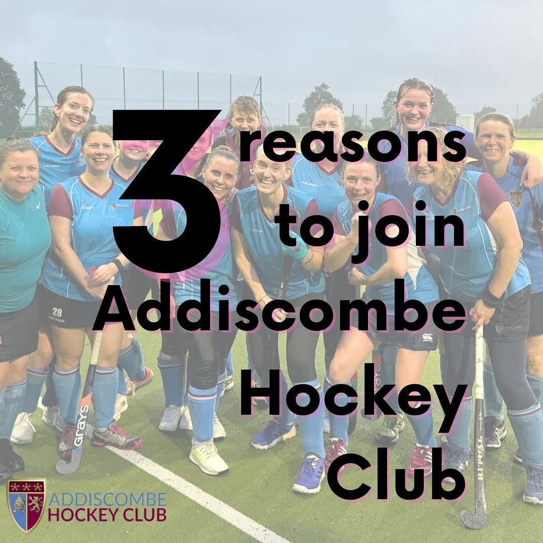 🏑 Thinking of picking up a hockey stick? Here are 3 great reasons to join Addiscombe Hockey Club!

🌍 Inclusive &ndash; Whether you&rsquo;re a complete beginner, returning to the game, or a seasoned player, you&rsquo;ll find a place here. We welcome
