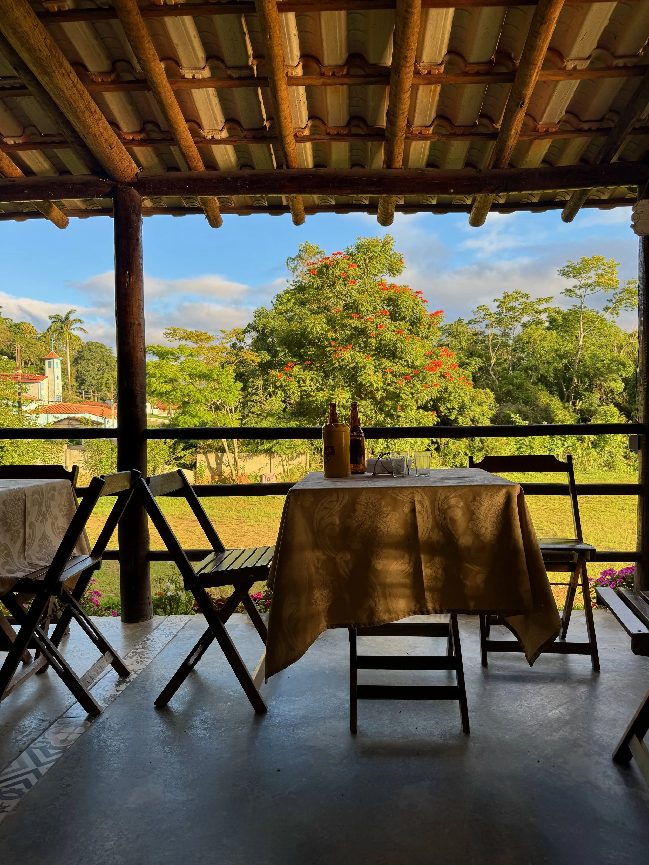 Pousada do Moinho, Tabuleiro — a comfortable base after a short ride, with waterfalls nearby to enjoy.