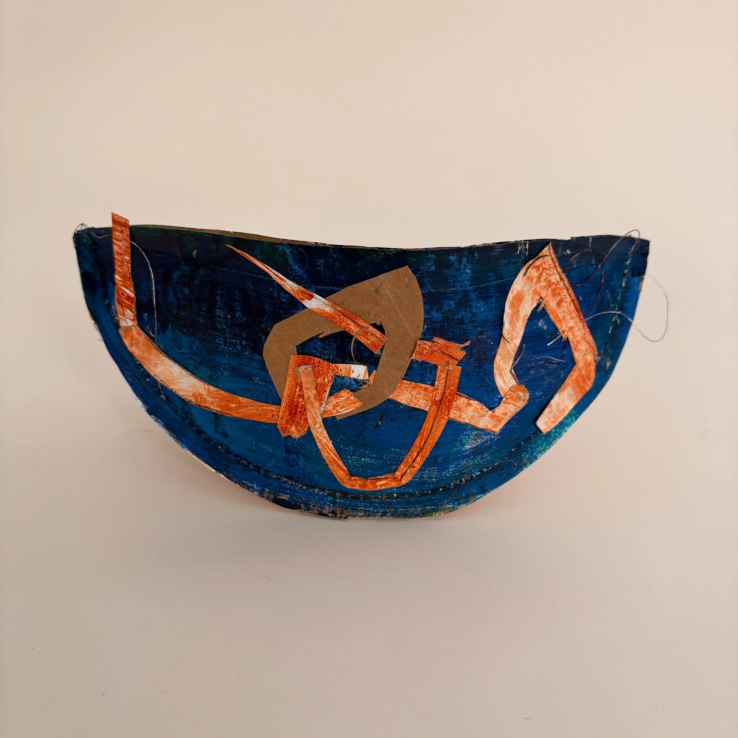 FP-RI-113
Anonymous, Wakefield, RI  |  

This vessel expresses the disorientation of navigating immigration systems. It conveys the feeling of going in circles, tangled in complexity, while seeking safety.