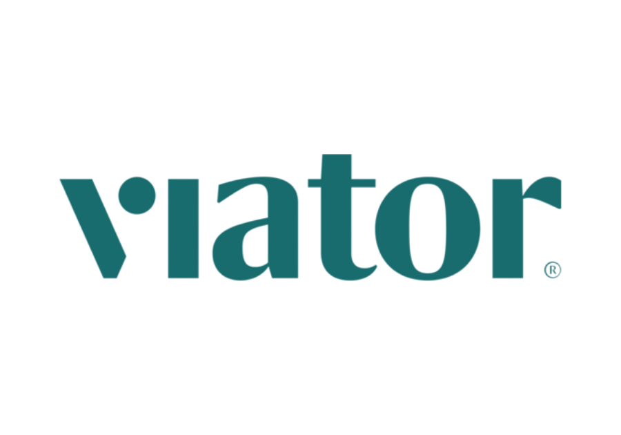 The logo features a stylized person in teal above the word 'Viatior' in bold teal letters with a registered trademark symbol.