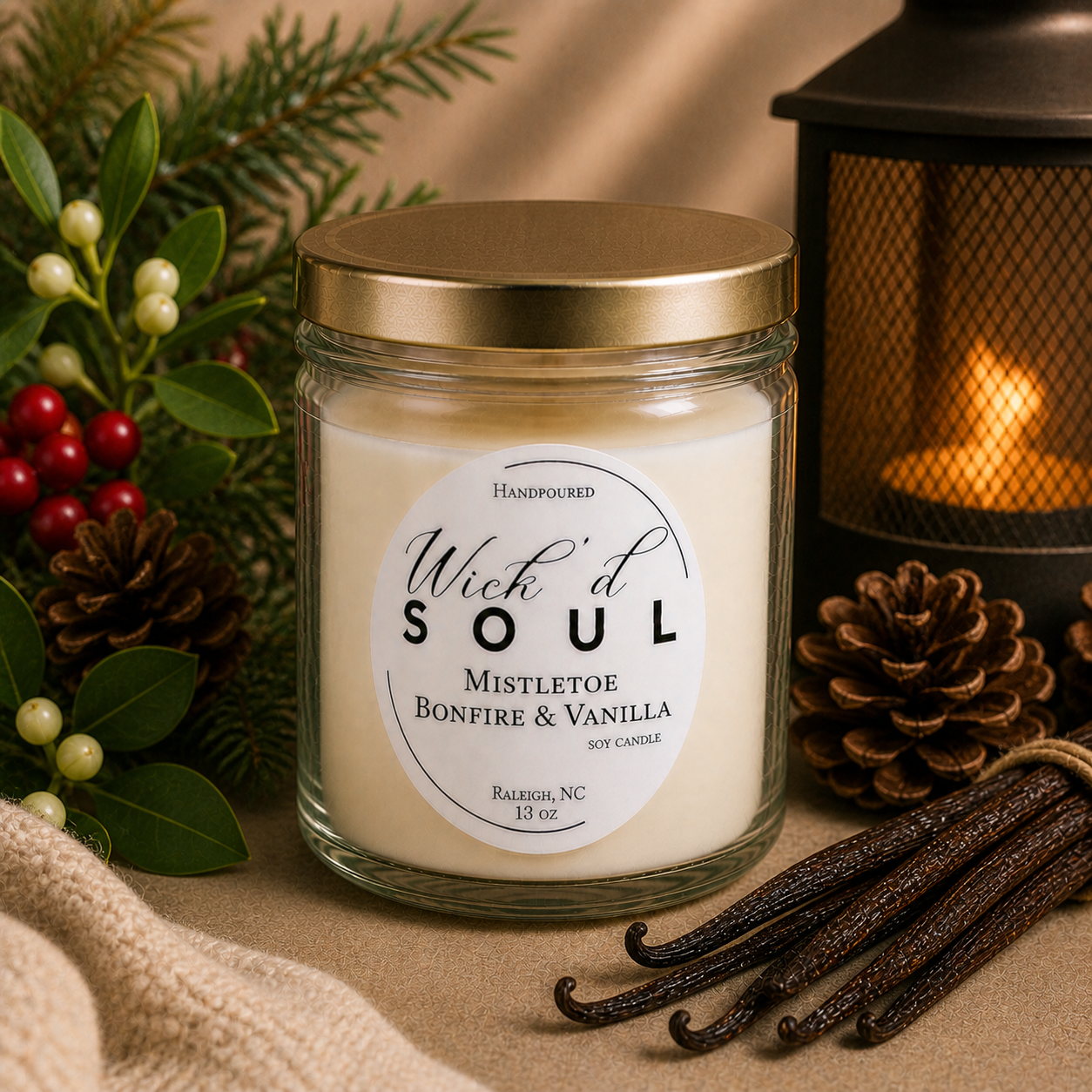 Mistletoe, Bonfire & Vanilla