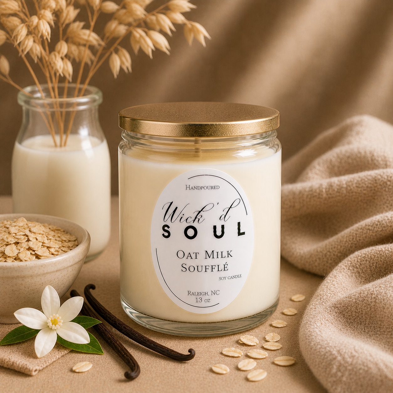 Oat Milk Soufflé