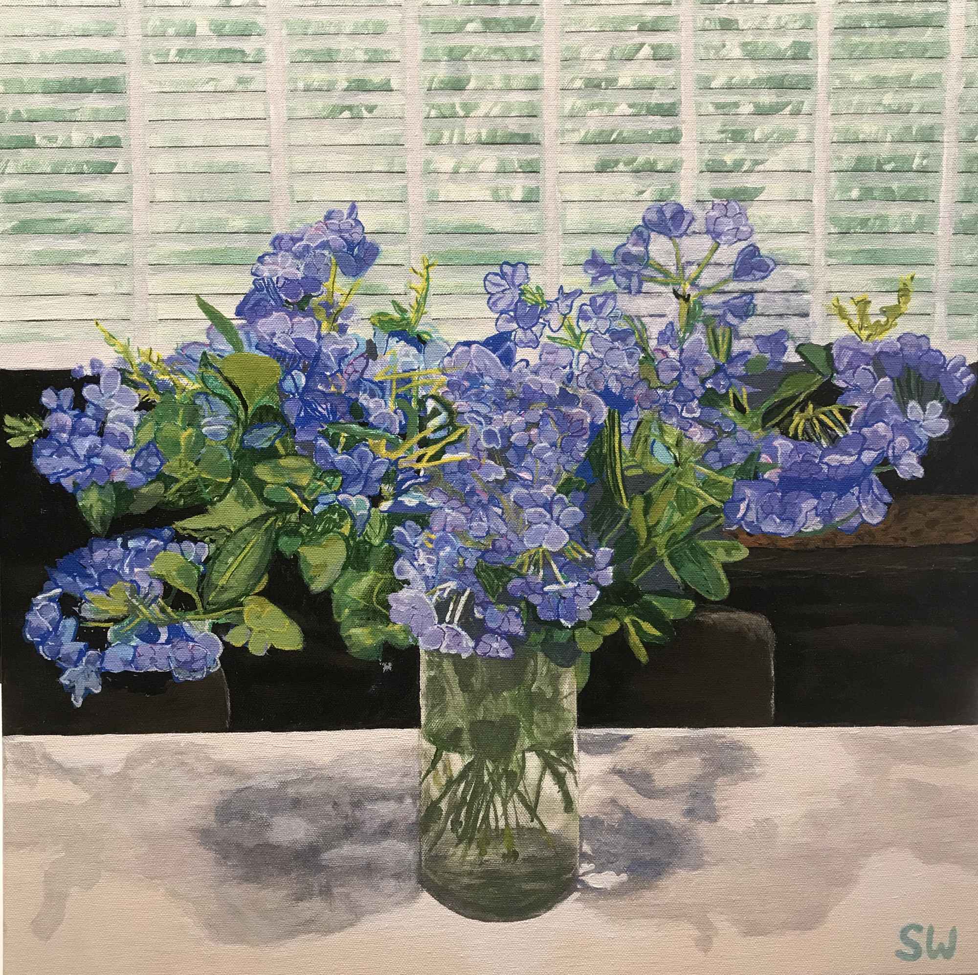 Flowers and Shutters