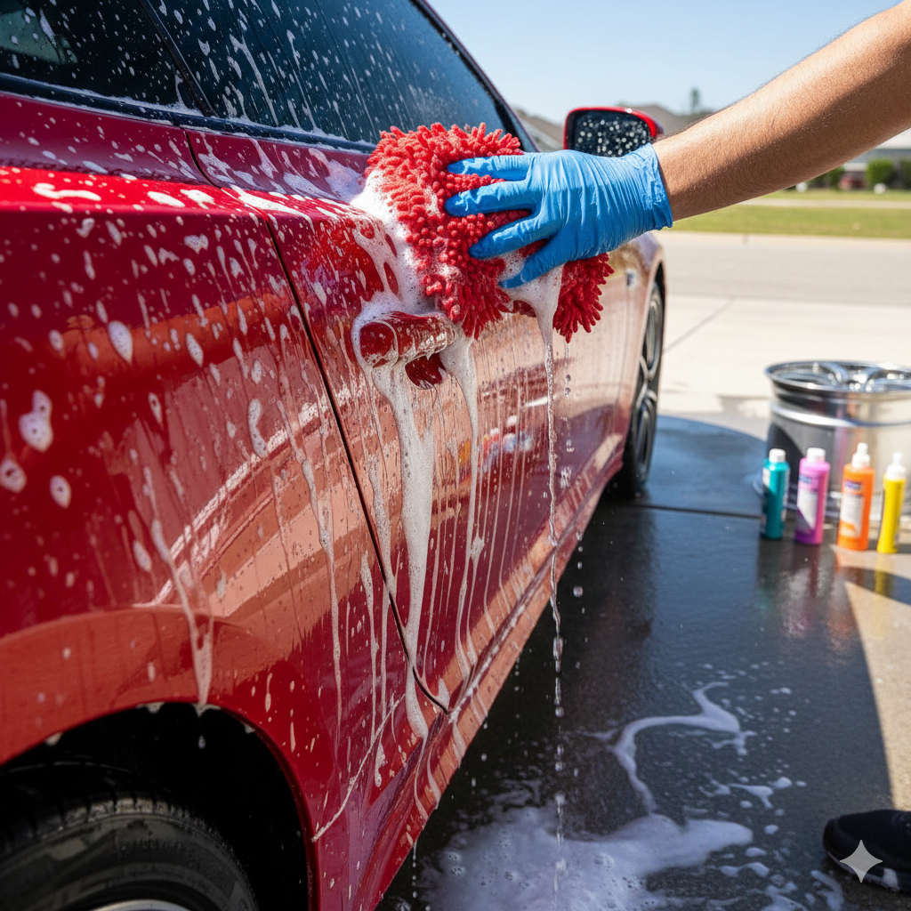 Basic Exterior Car Detailing (Wash & dry)