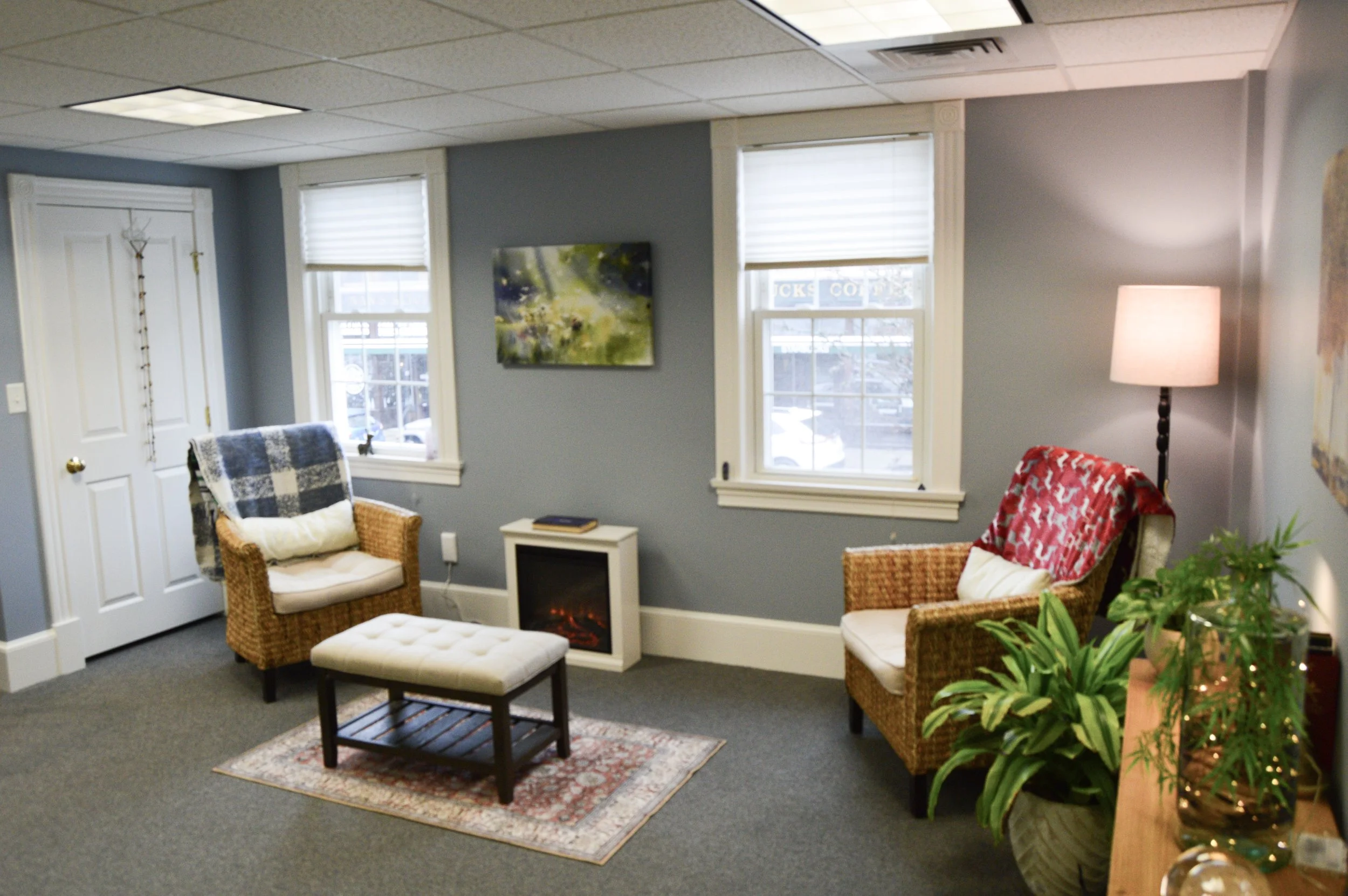 Front room of office