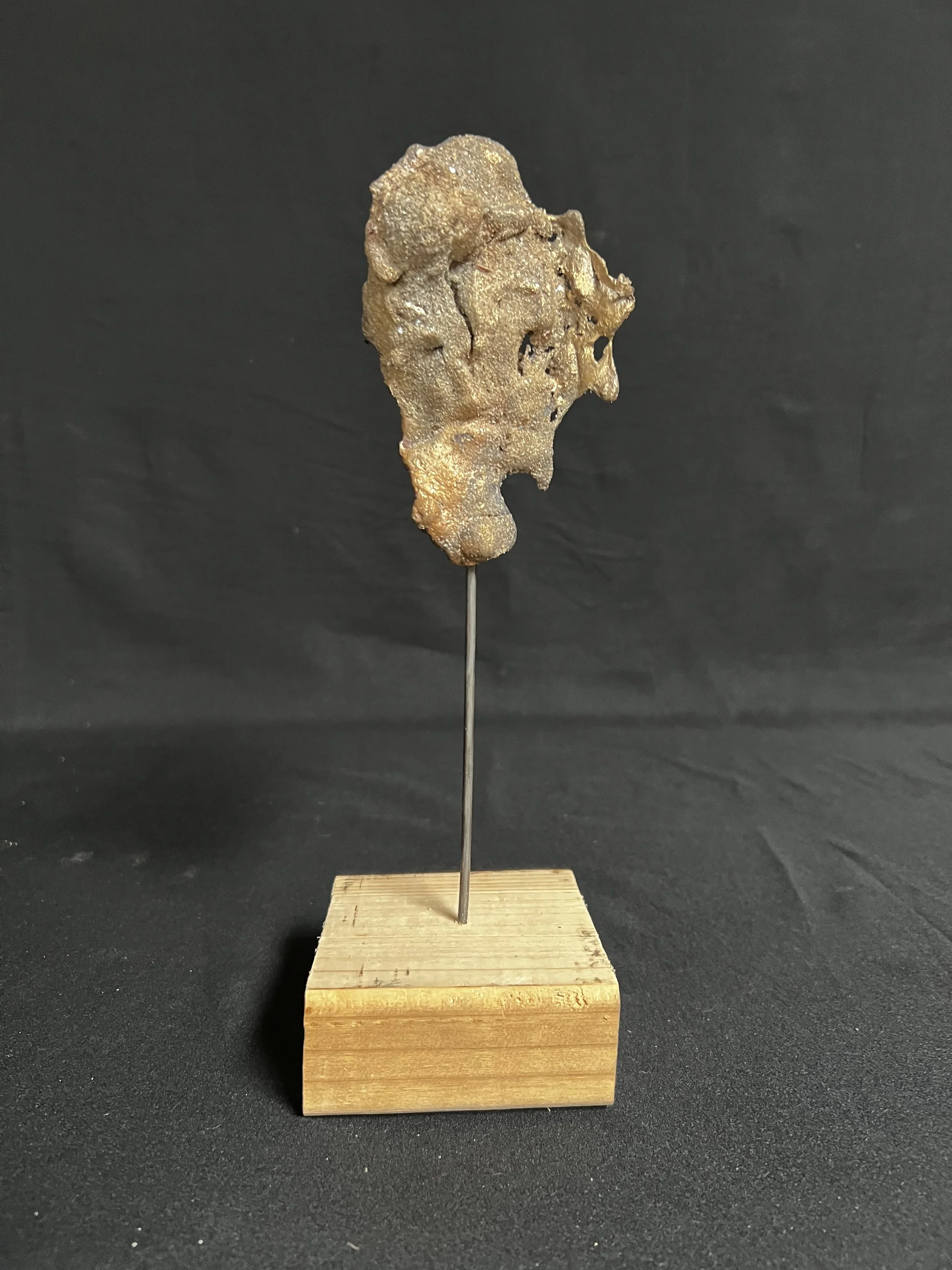 Static Torso II     11"x4"x4"     Bronze, Wood     $1200.00