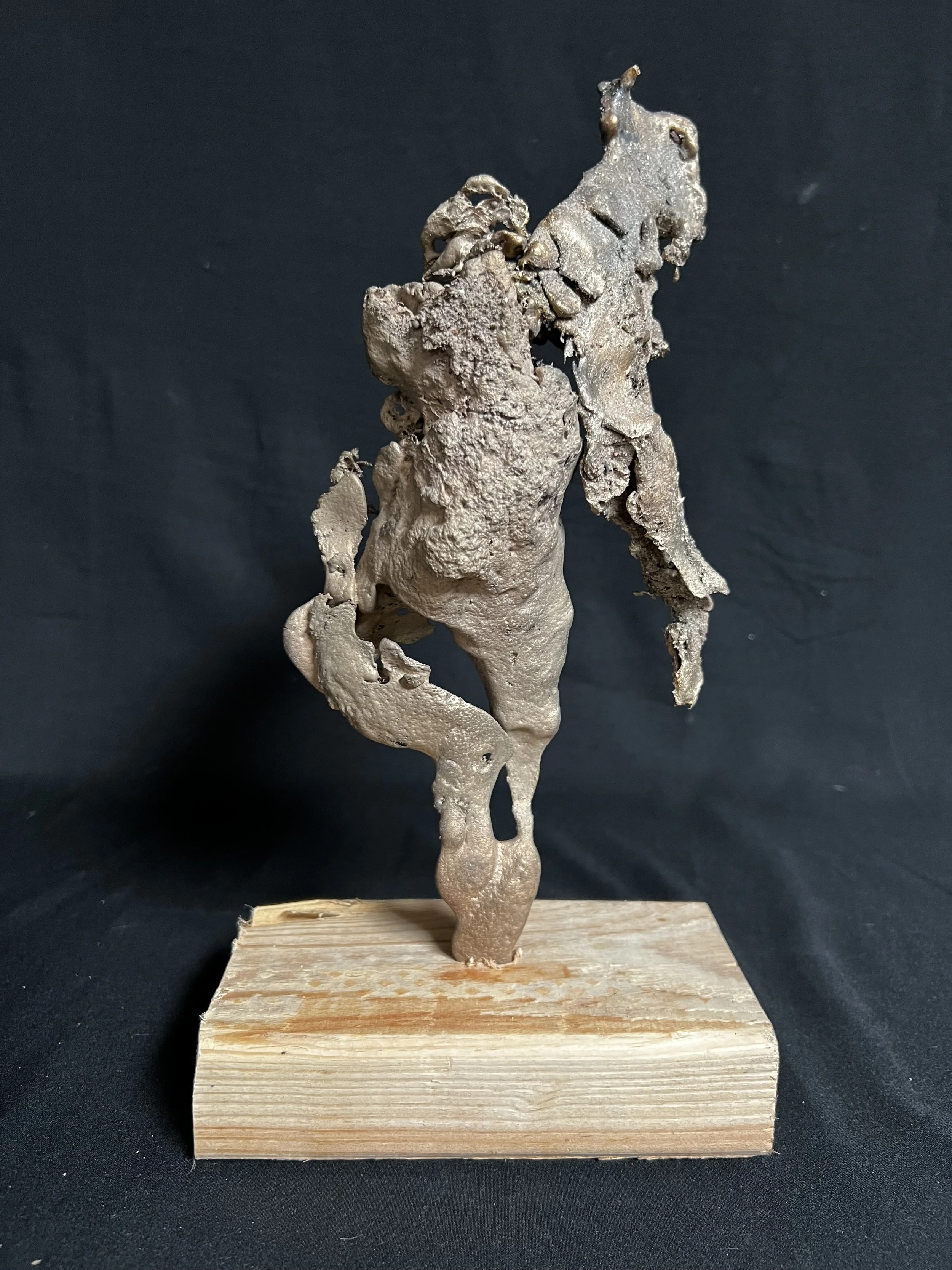 Angel II     11"x7"x3"    Bronze, Wood    $1200.00