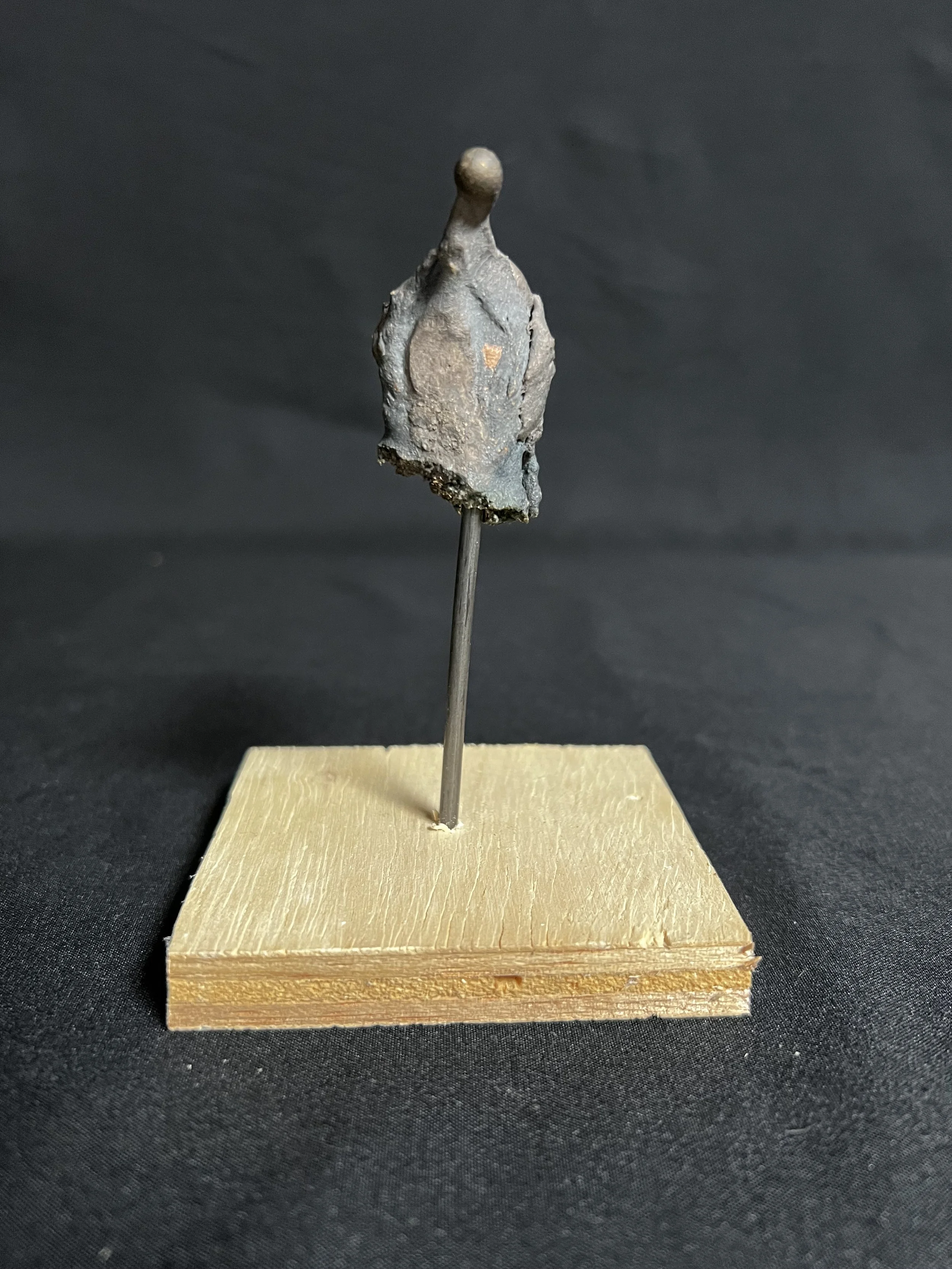 Jewel Series_Female Torso with Head     4"x3"x3"     Bronze, Wood   $500.00 