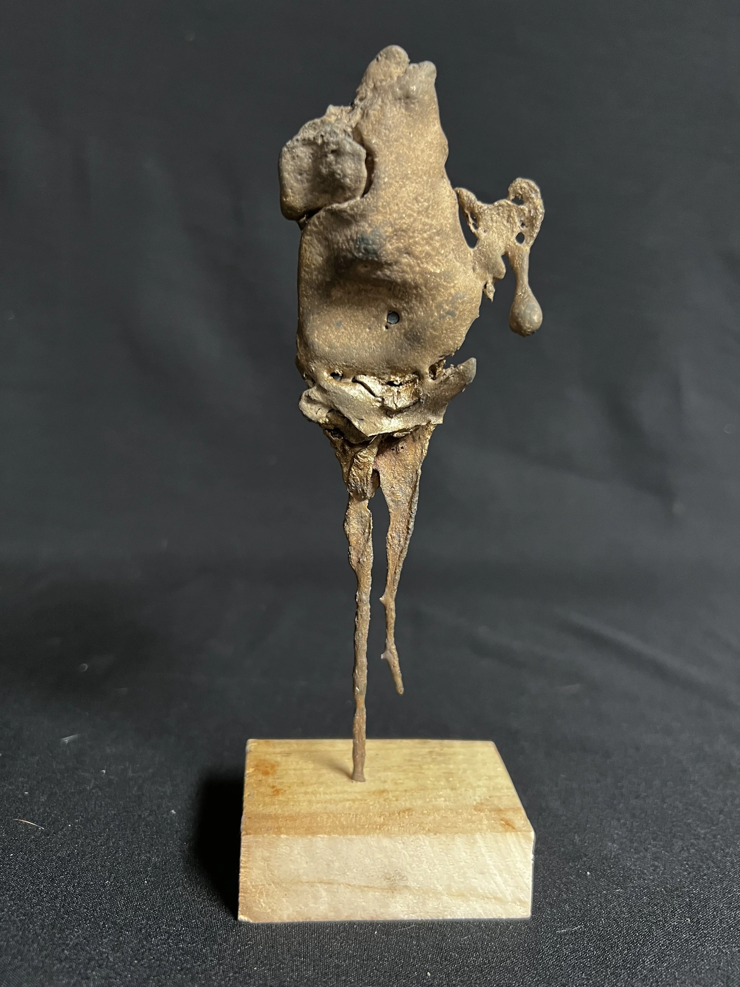 Daphne I    6"x3"x1.5"    Bronze, Epoxy Putty Wood, Paint    $1600.00
