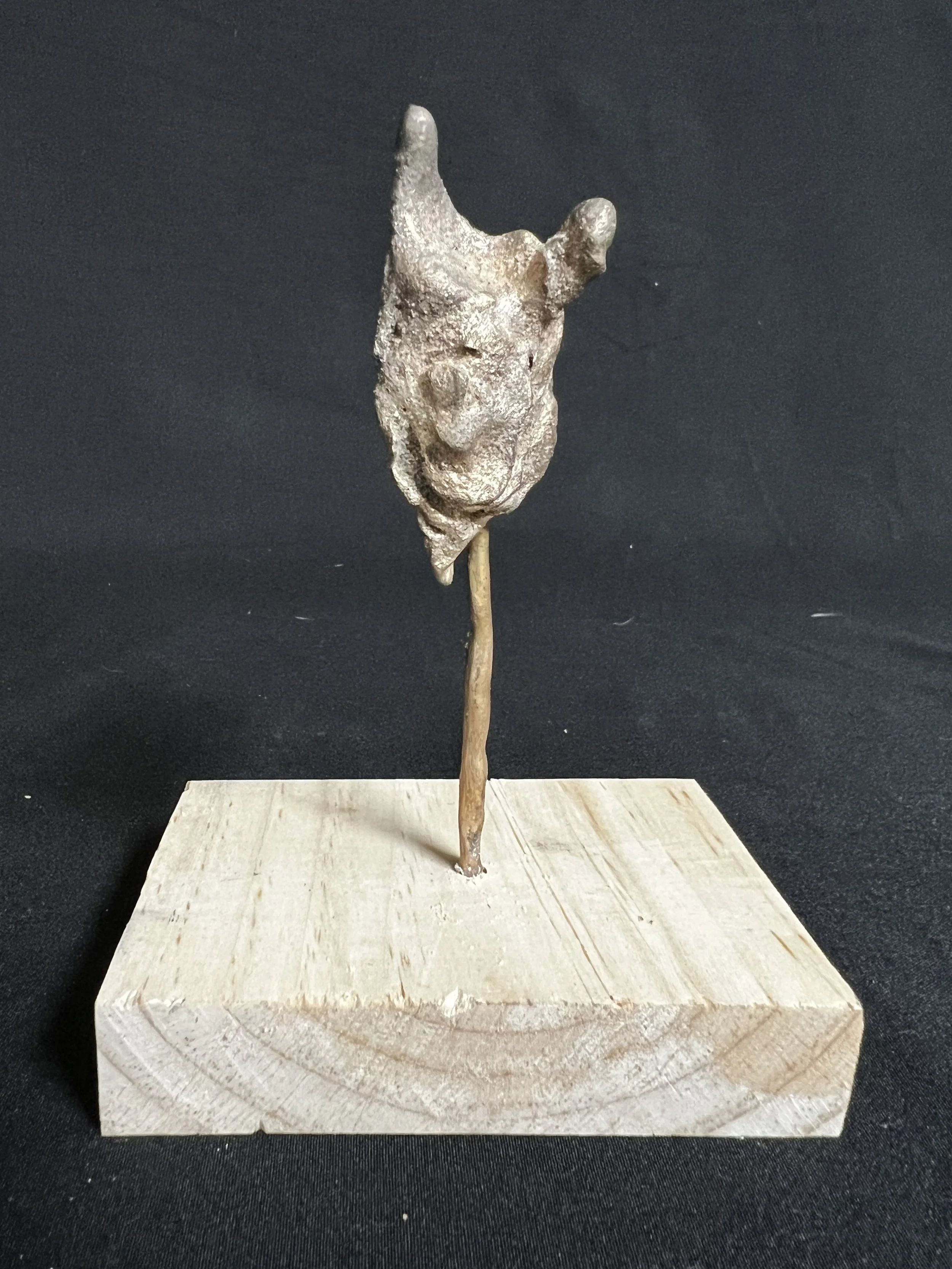 Jewel Series: Male Torso I    4"x3"x2" Bronze Epoxy Putty, Wood    $500.00