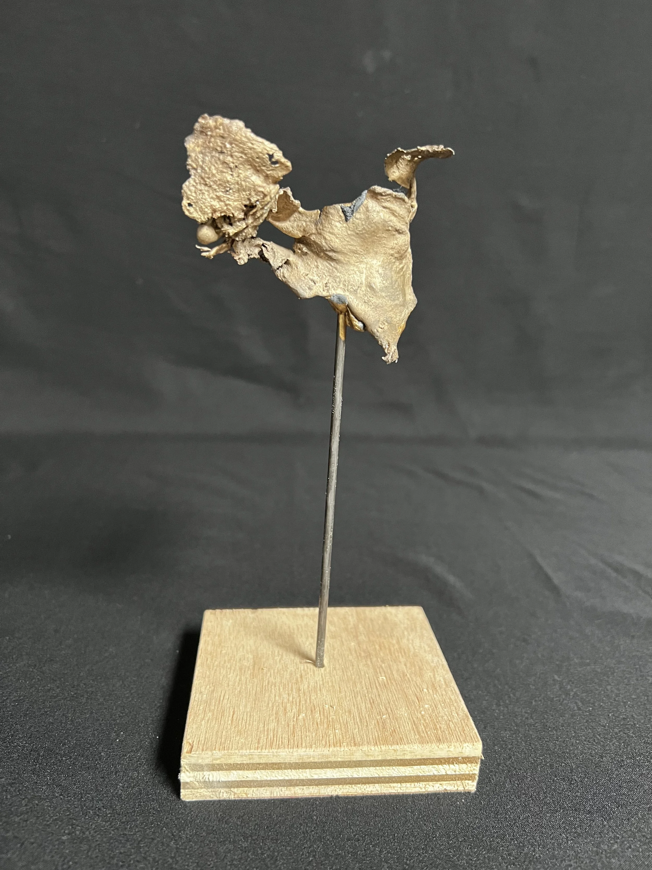 Armor IV      8"x4"x4"     Bronze, Epoxy Putty, Paint, Wood     $1000.00