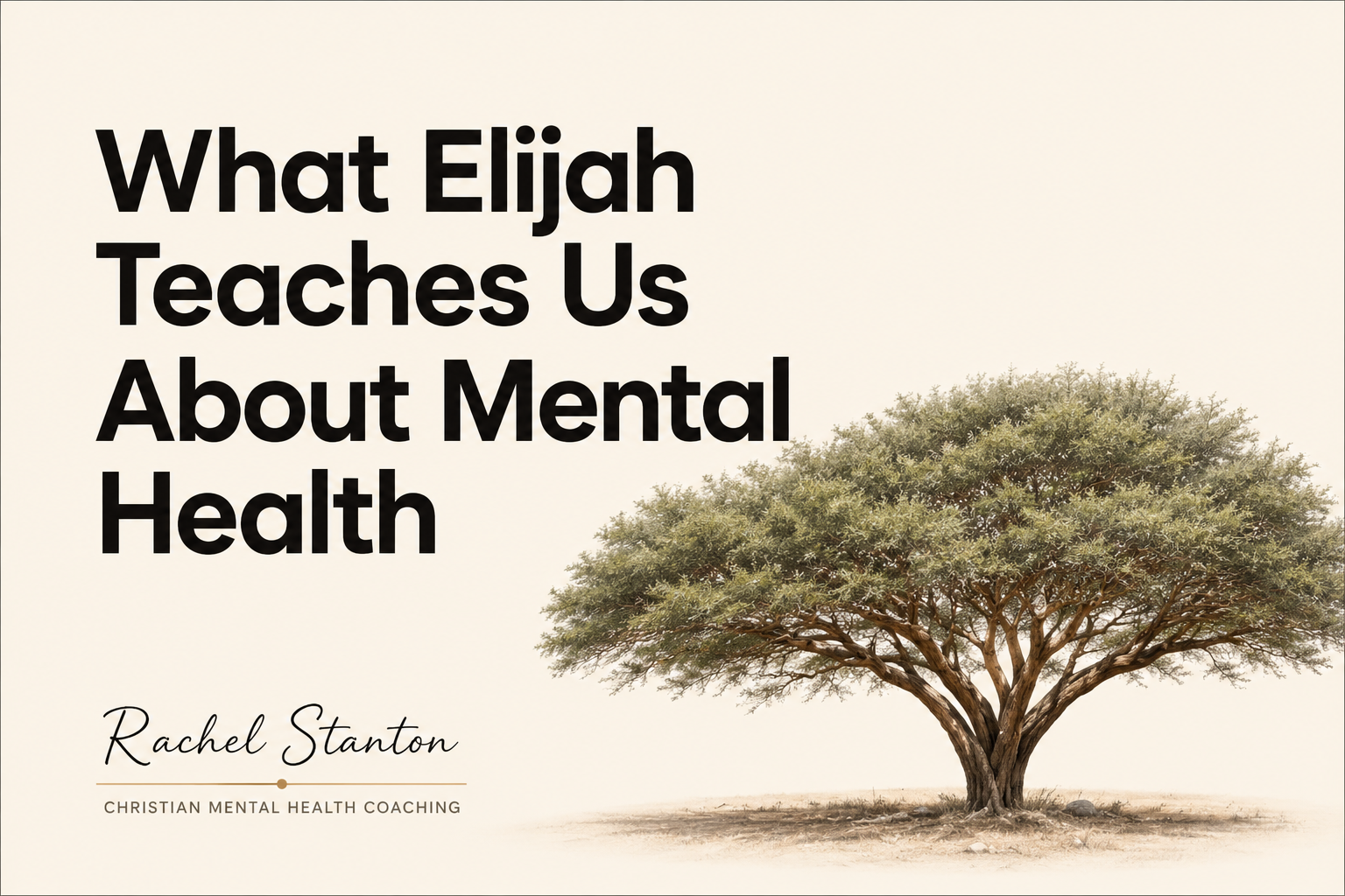 What Elijah Teaches Us About Mental Health