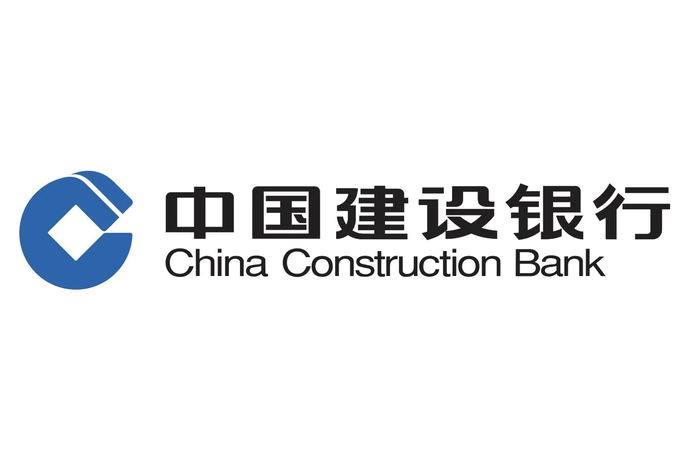 Logo of China Construction Bank with Chinese characters and the bank's name in English.