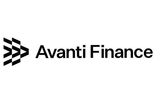 Avanti Finance logo with a stylized arrow icon to the left of the company name in black text.