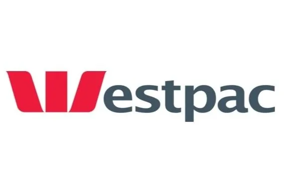 Westpac logo in red and black text.