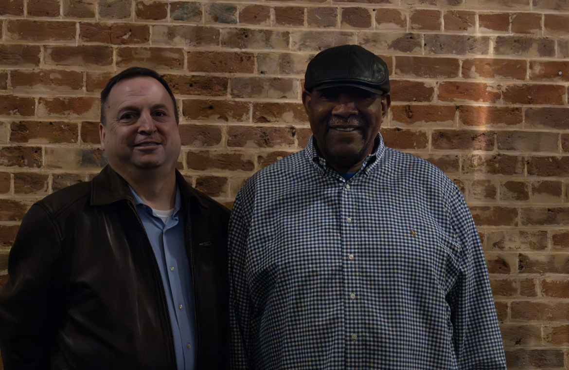 At my swearing-in celebration with Sheriff Tim Pounds