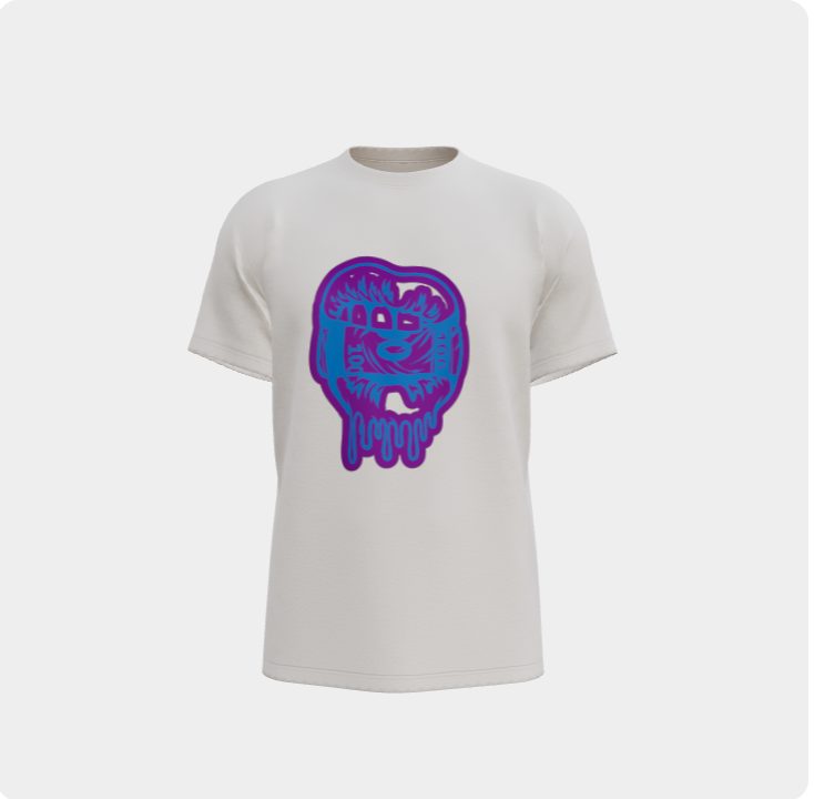 Vibrant Dripping (Money Roll) Smiley T-Shirt
