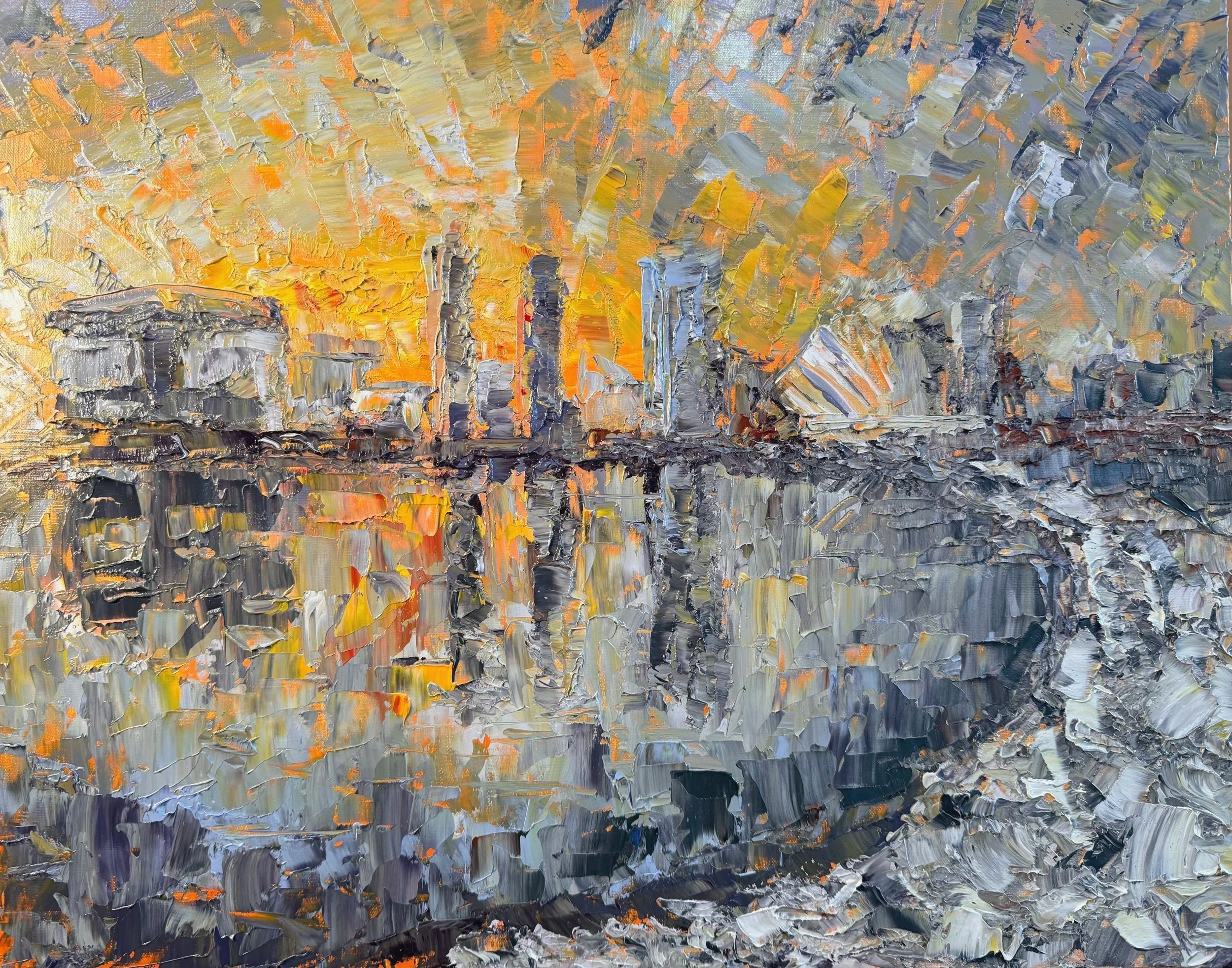     Cream City Light      
Oil on Linen Panel    16 x 20  
2026