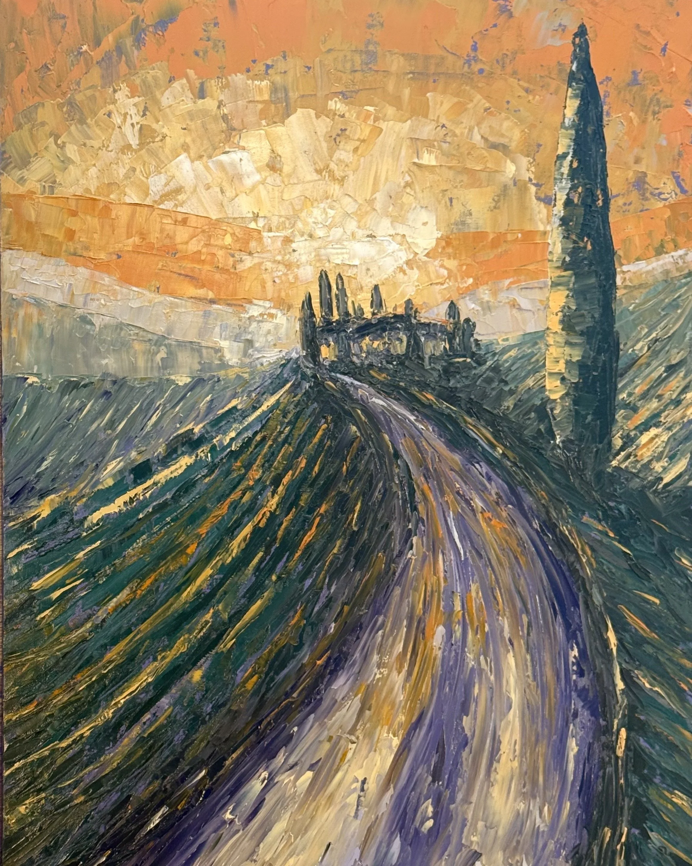     Cool Tuscan Light      
Oil on Linen  20 x 16  
2026