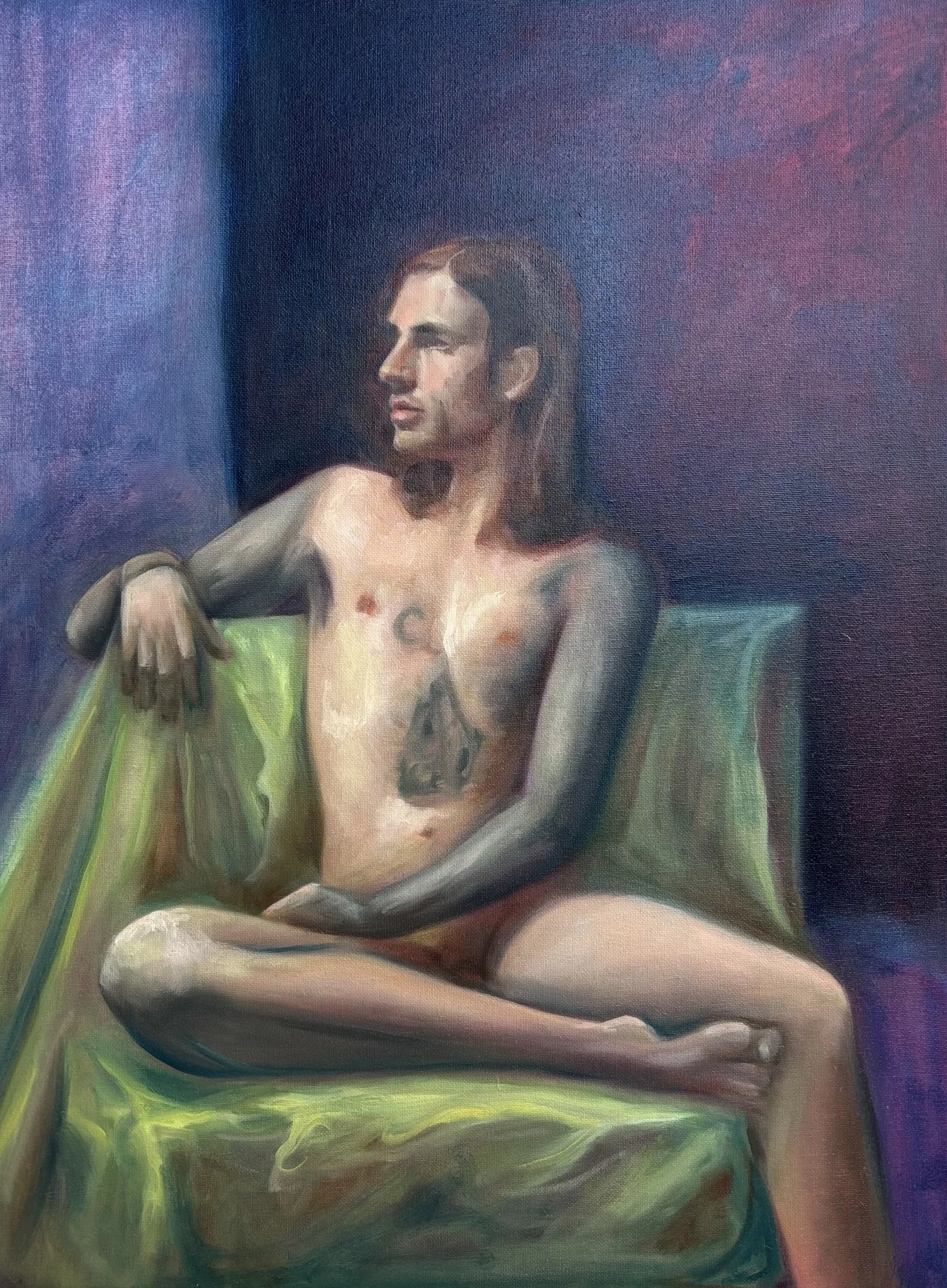 Figure from Life
Oil on Canvas
18x24