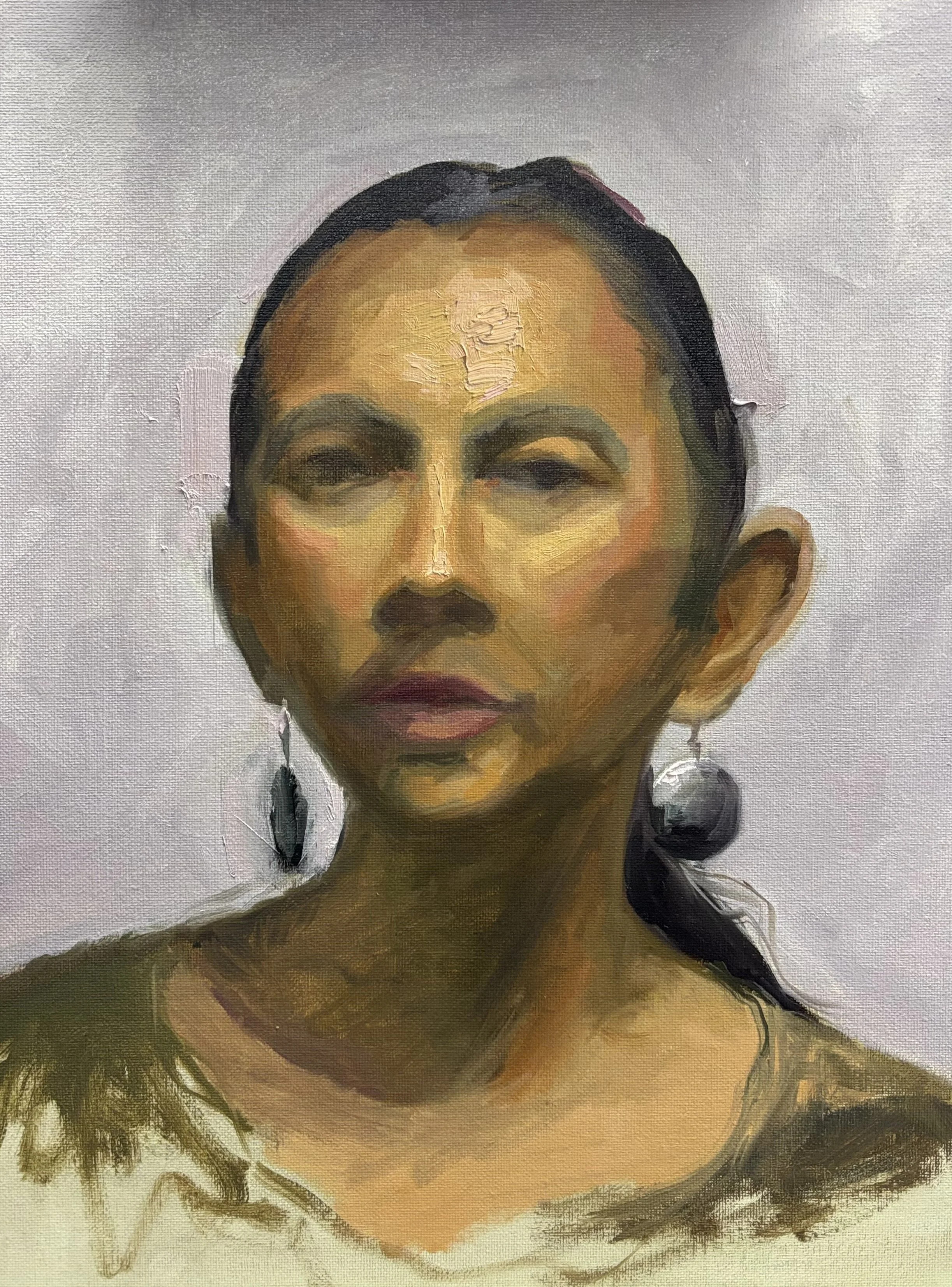 "Portrait of Ruth"
Oil on Canvas
12x16