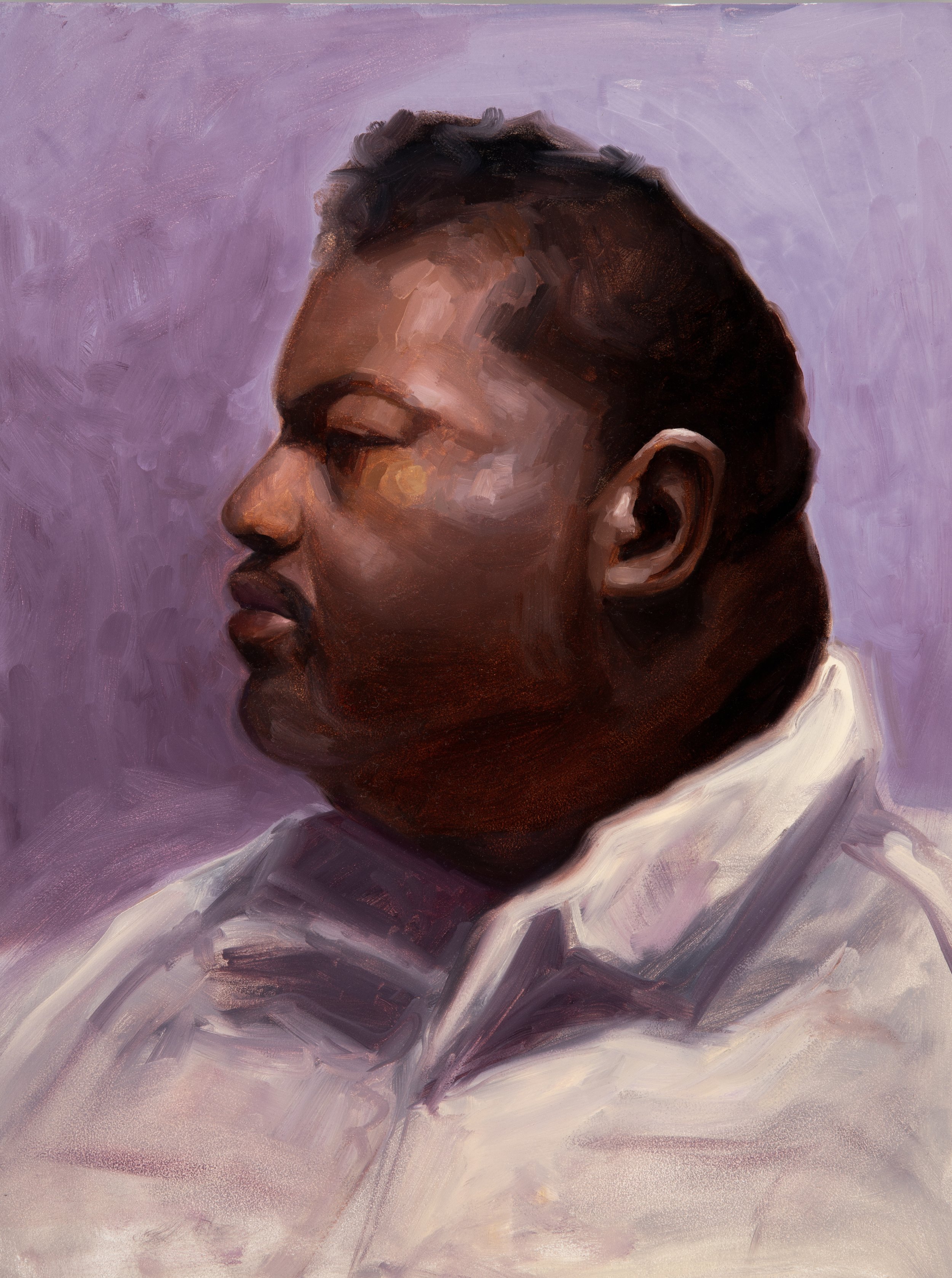 "Portrait of Wayne"
Oil on Panel
12x16