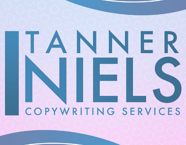Type based logo Tanner Niels Copywriting Services. Serving international clients in the personal development space, along with thought leadership content.