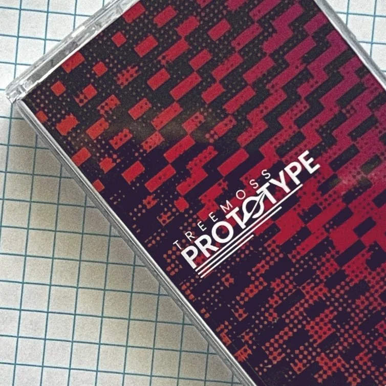 Treemoss Album Prototype Cassette created by independent graphic and music artist Treemoss. Featuring conceptual experimental psychedelic progressive soundtrack metal. Grid View.
