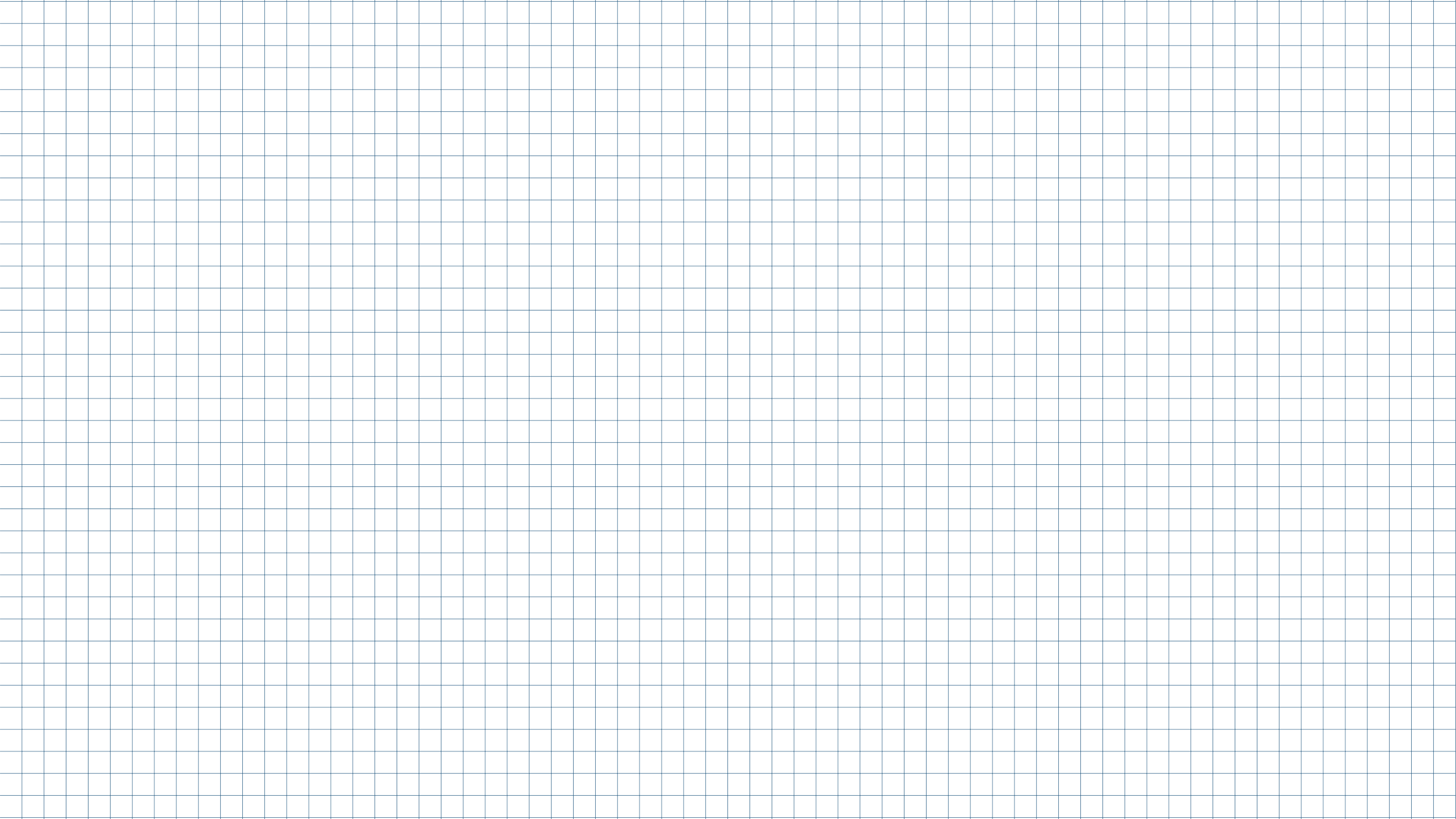 Subtle navy grid pattern inspired by graph paper.