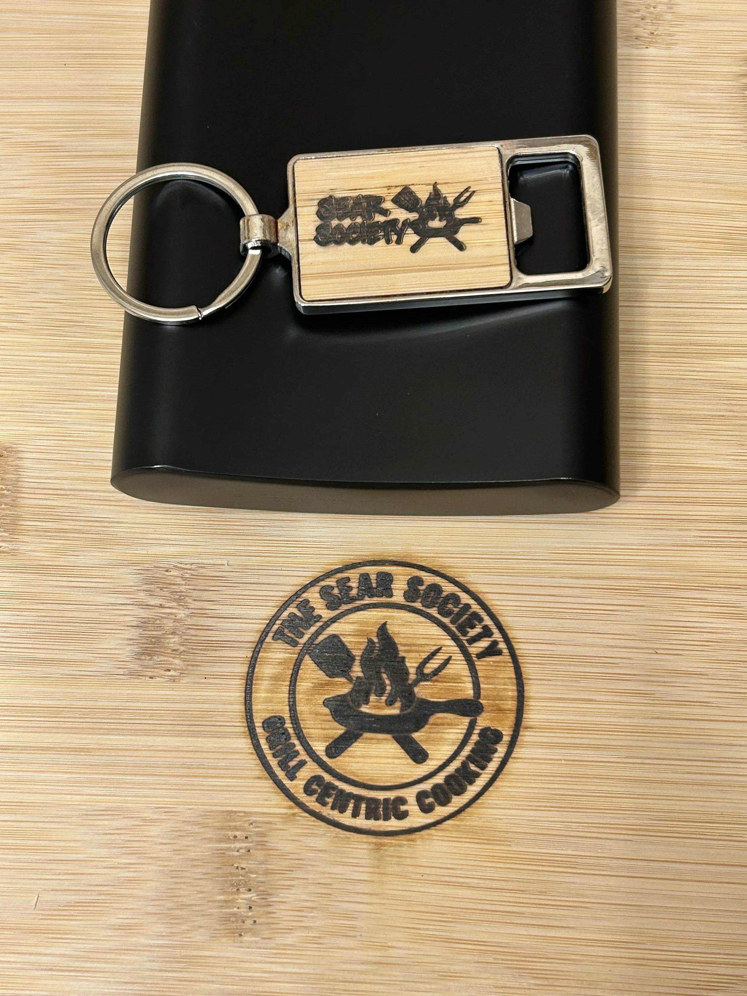 Sear Society Branded Bottle Opener Keychain