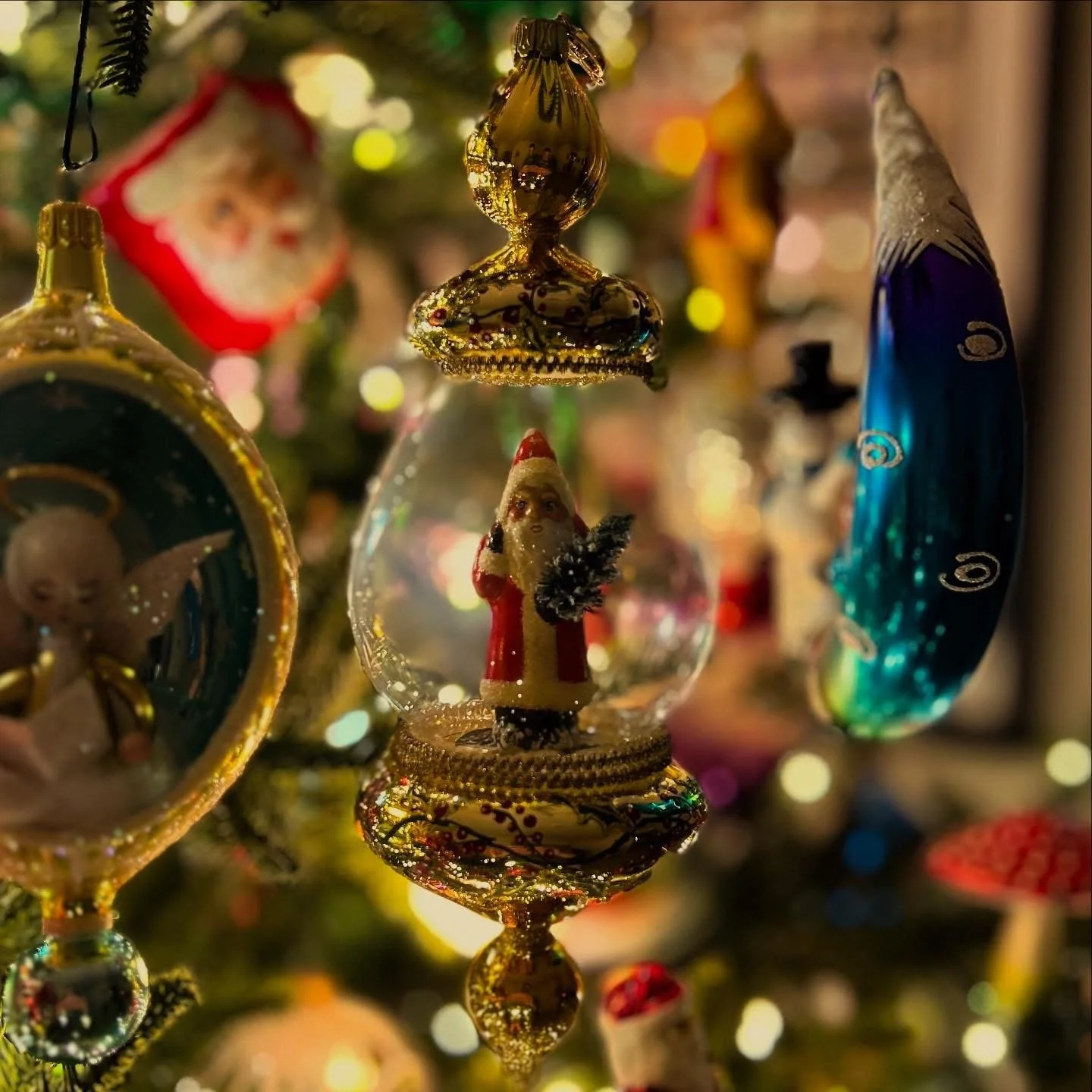 European blown glass ornaments