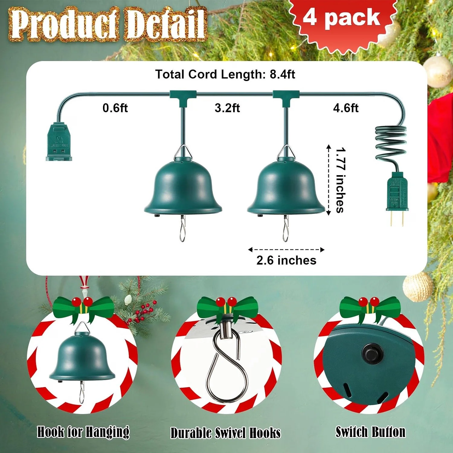 Ornament Spinner (4pk)