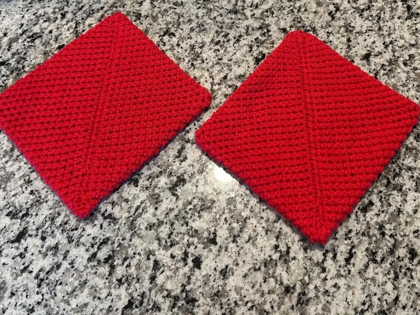 Hand Crocheted Potholders/ Trivets