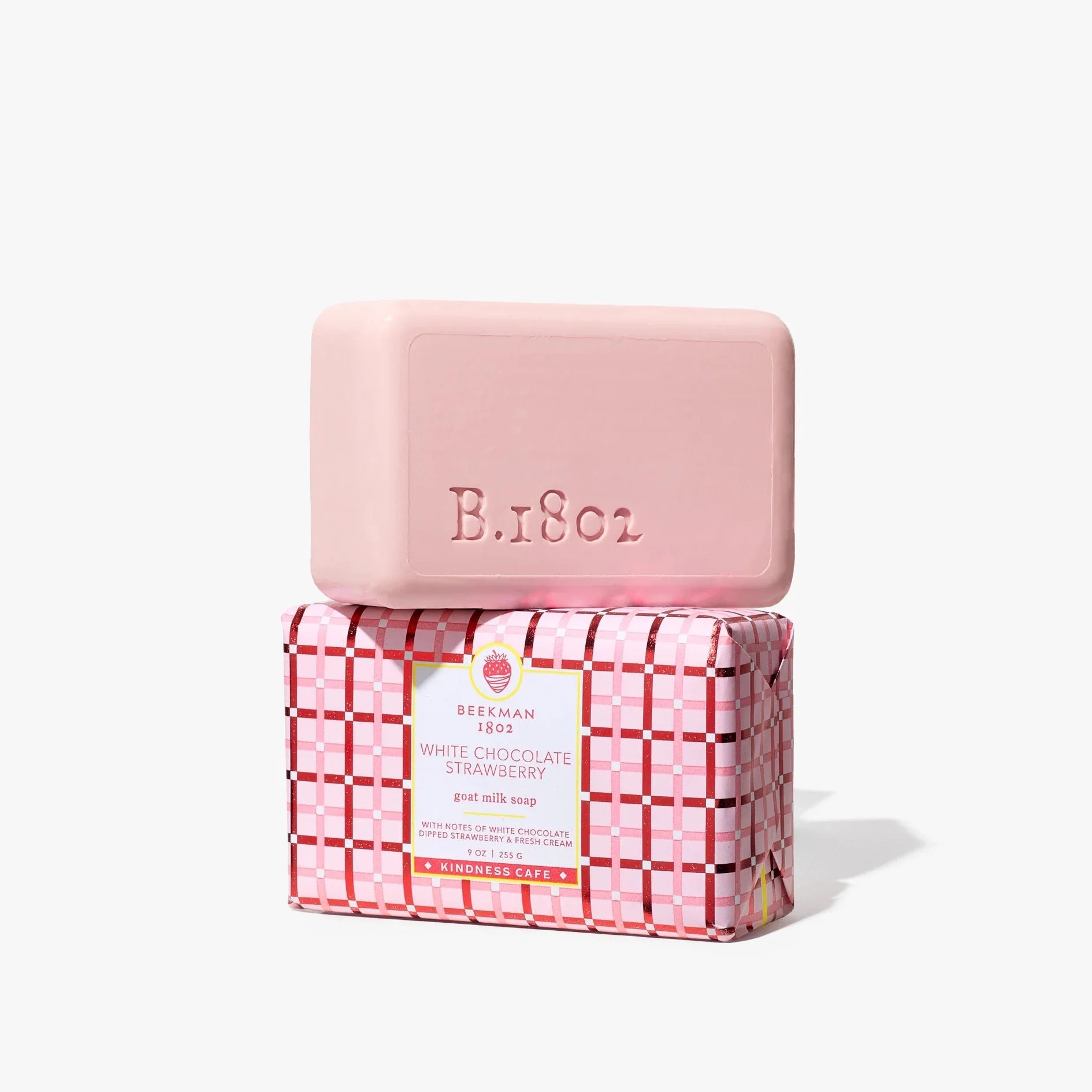 White Chocolate Strawberry Bar Soap