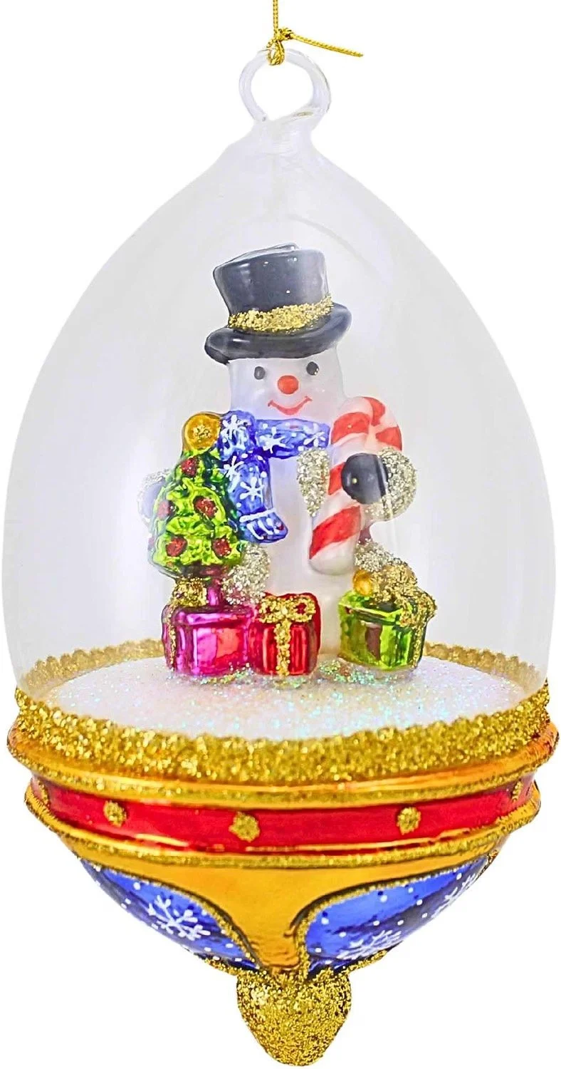 Huras Family Snowman in Dome