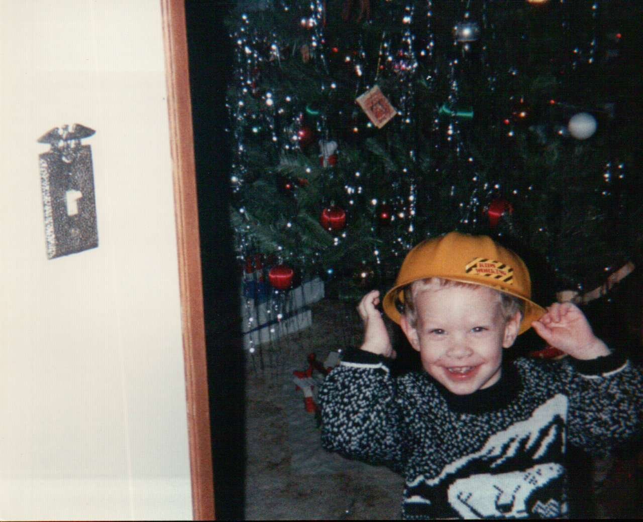 Me at Mommom's house on Christmas.