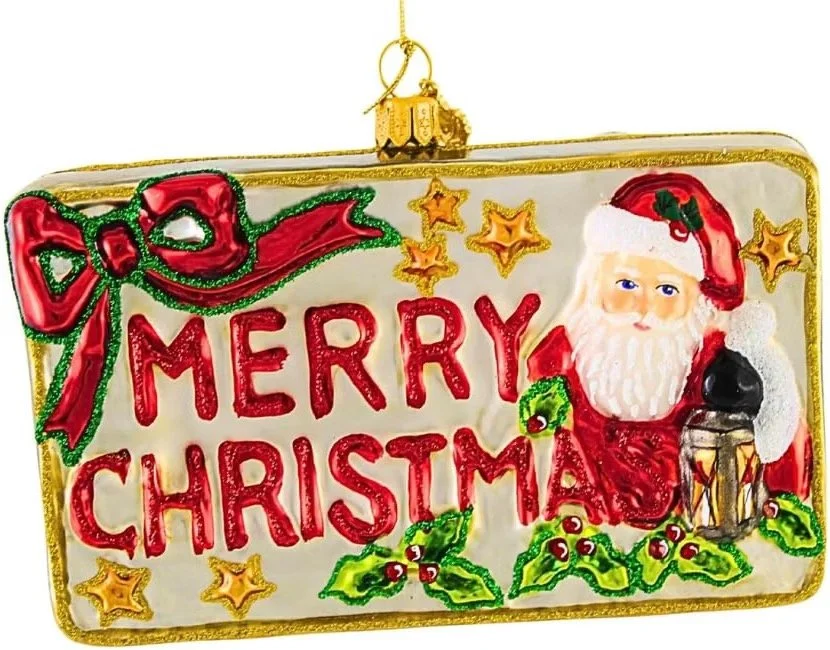Huras Family Post Card Christmas Ornament