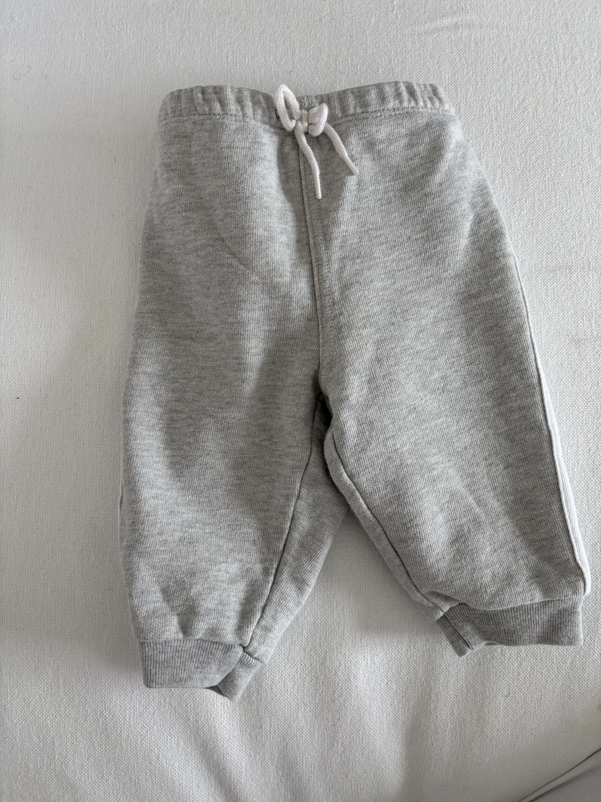 Grey Ralph Lauren Stripe Joggers