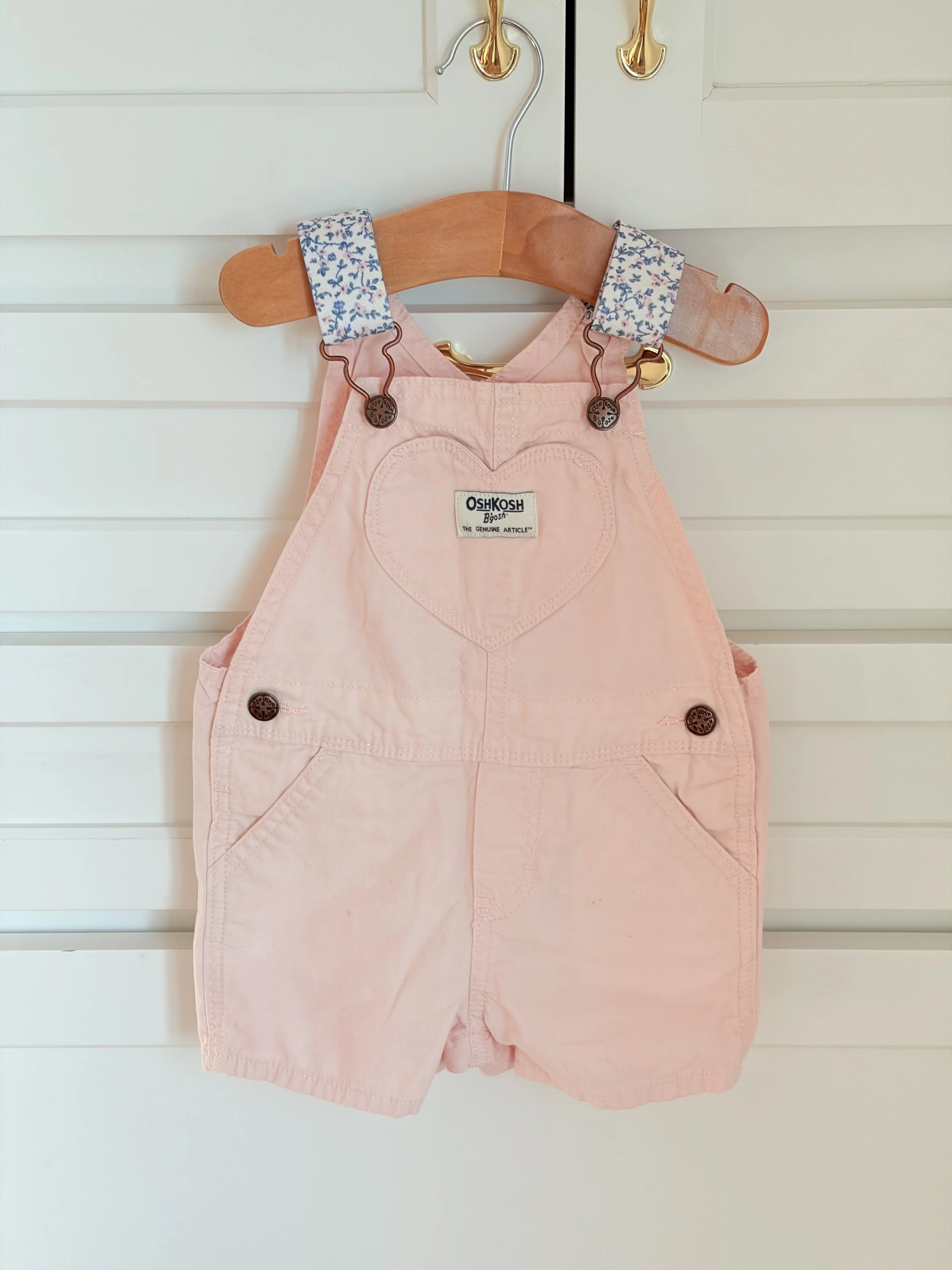 Pink Heart OshKosh Overalls