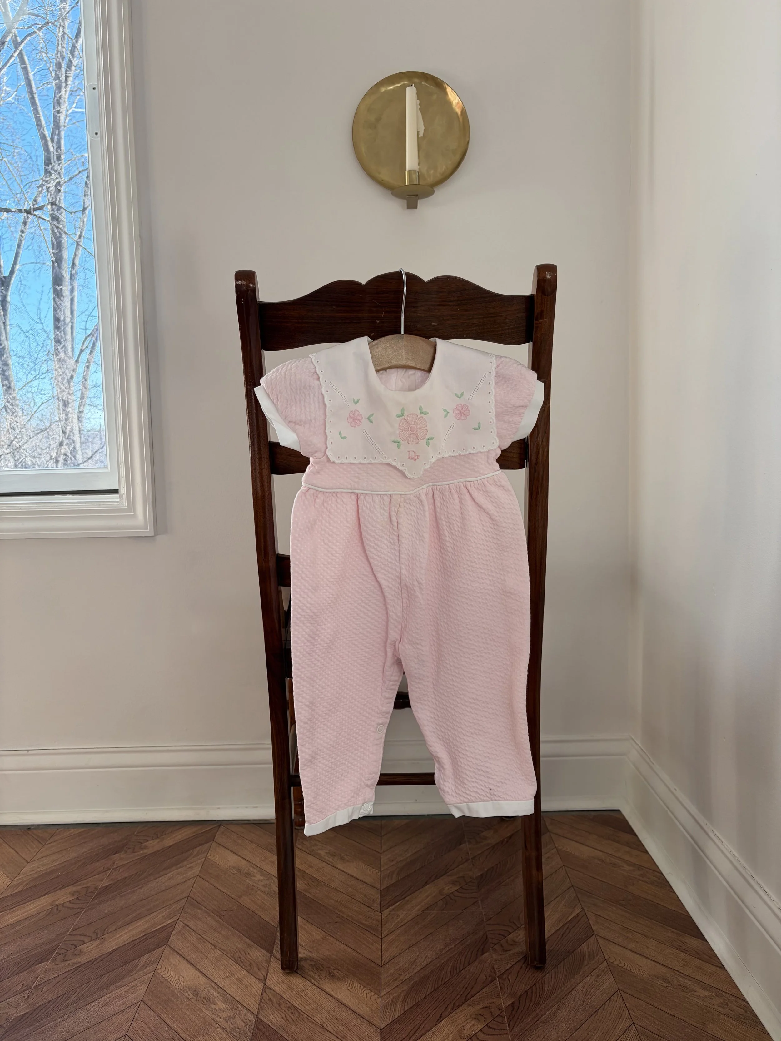 Baby Dior Embroidered Onesie