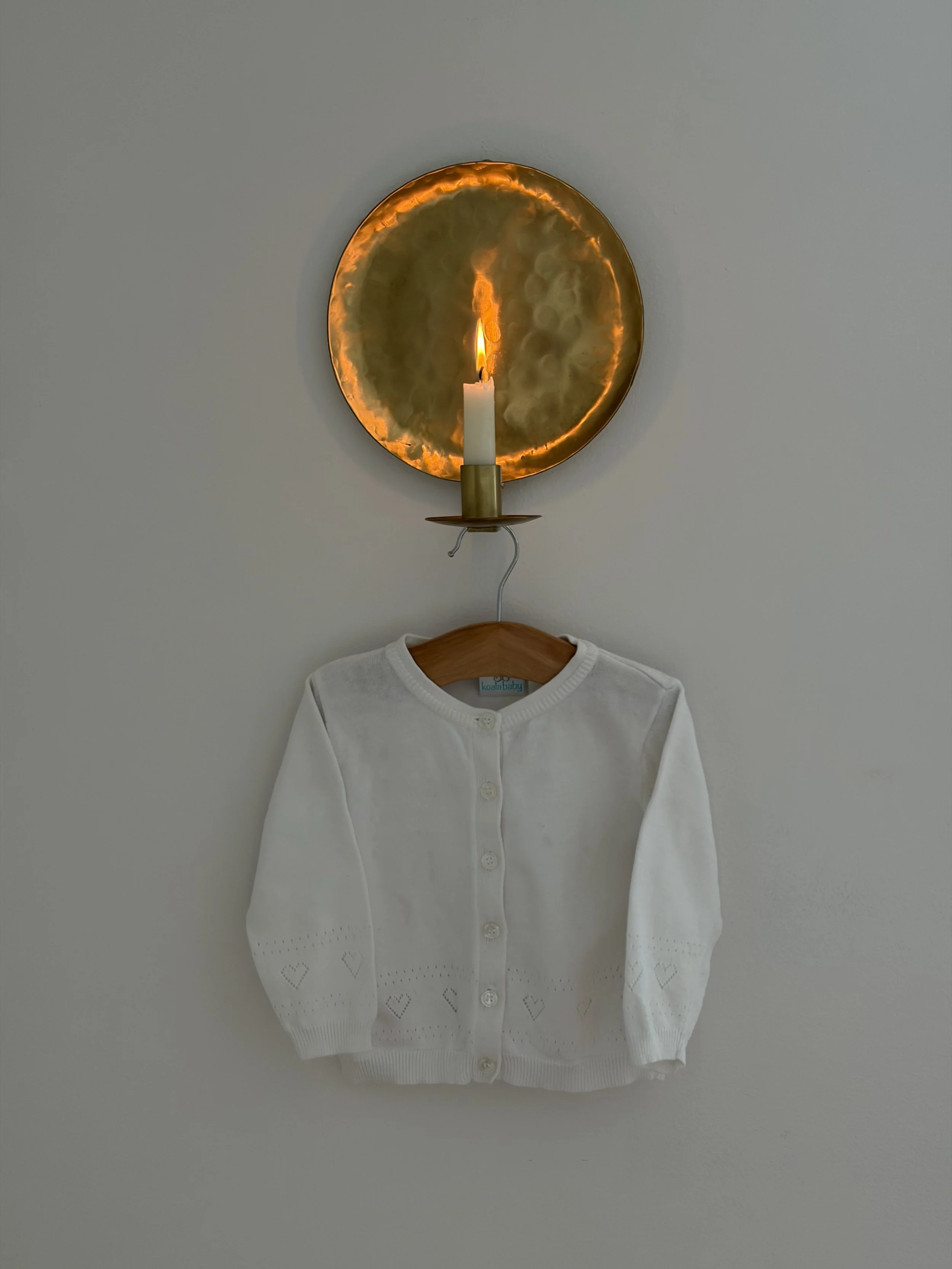 100% Cotton Pointelle Cardigan