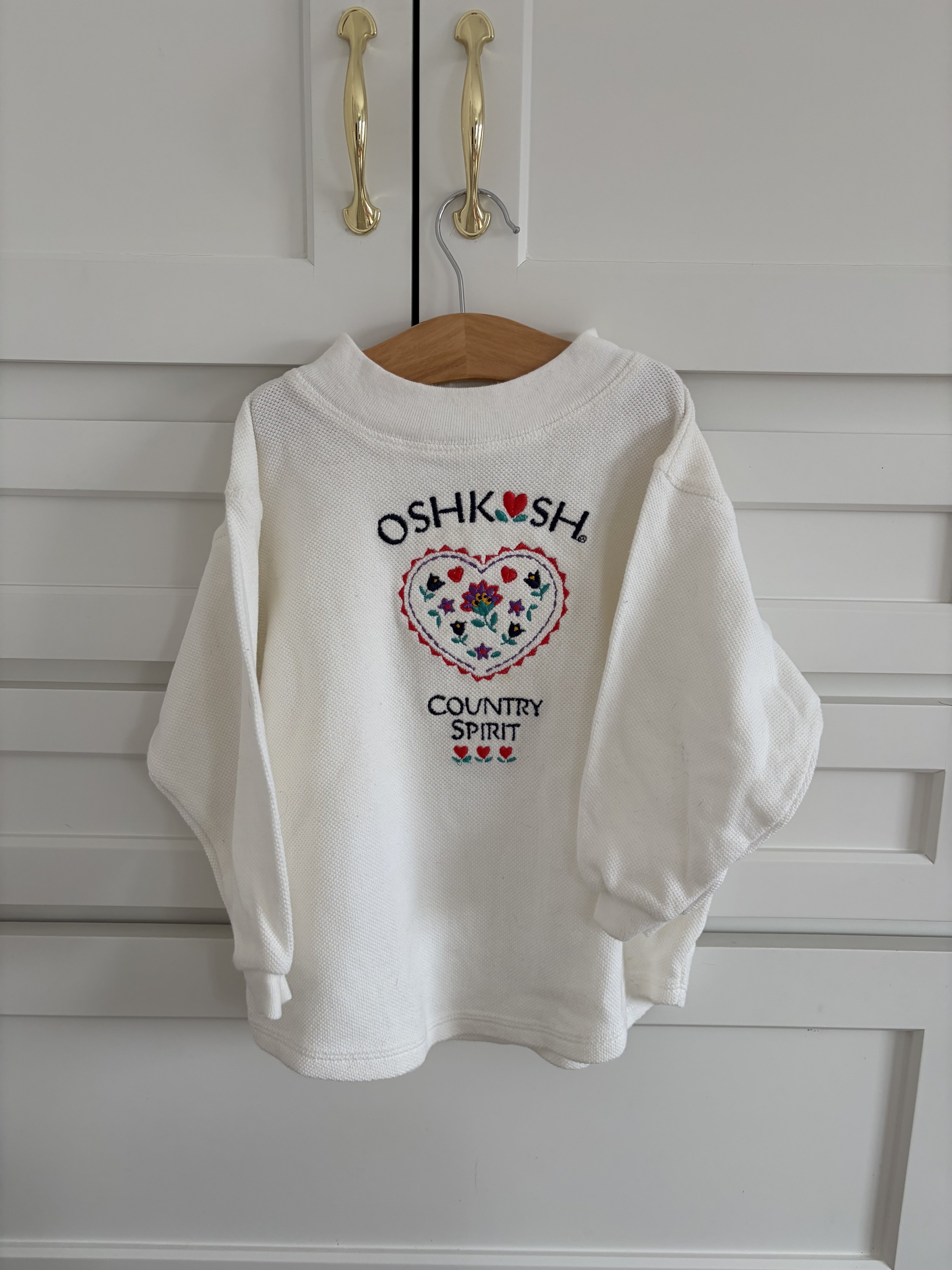 100% Cotton Embroidered Oshkosh Long Sleeve Shirt