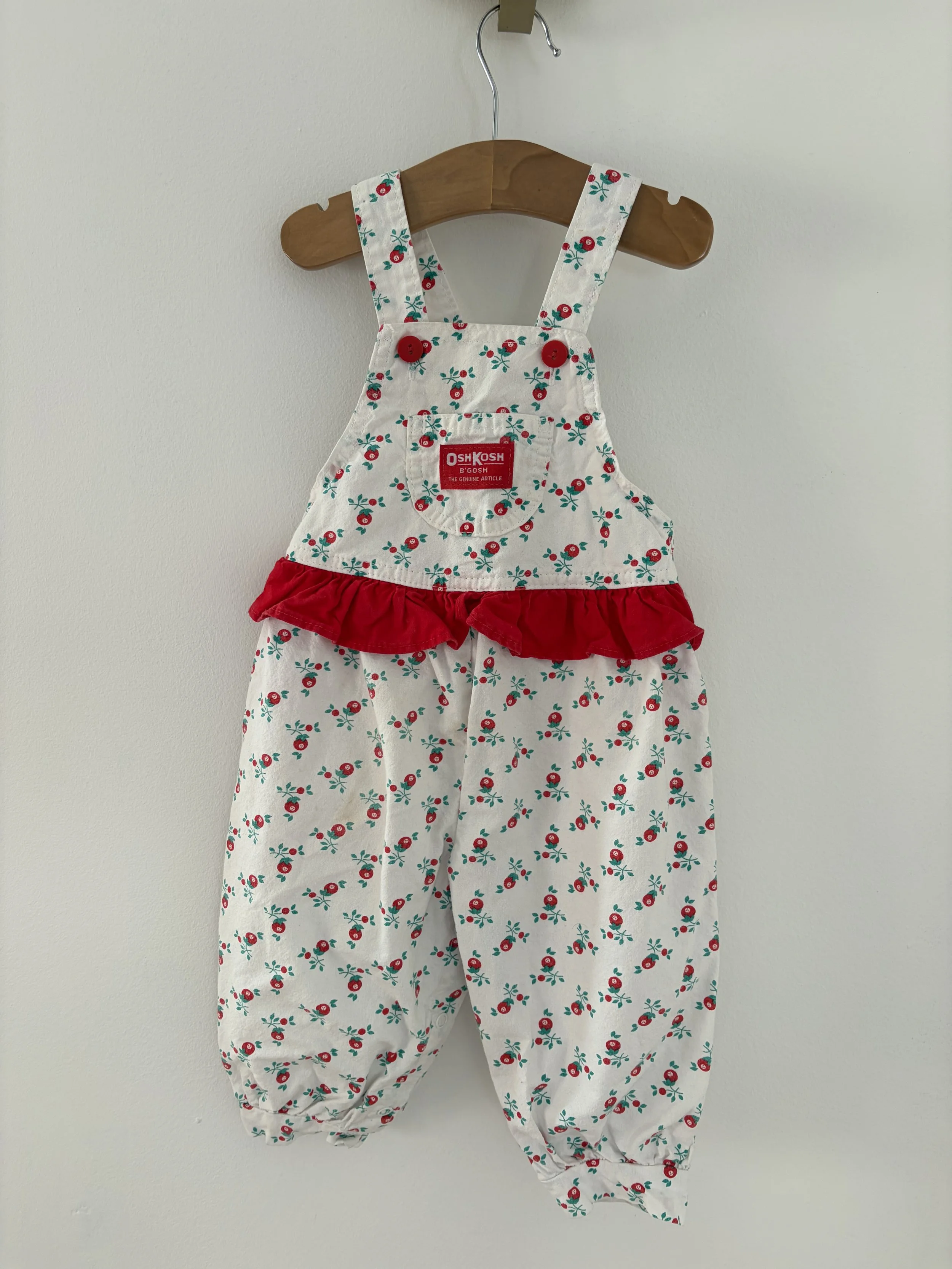 Berry Ruffle OshKosh Overalls