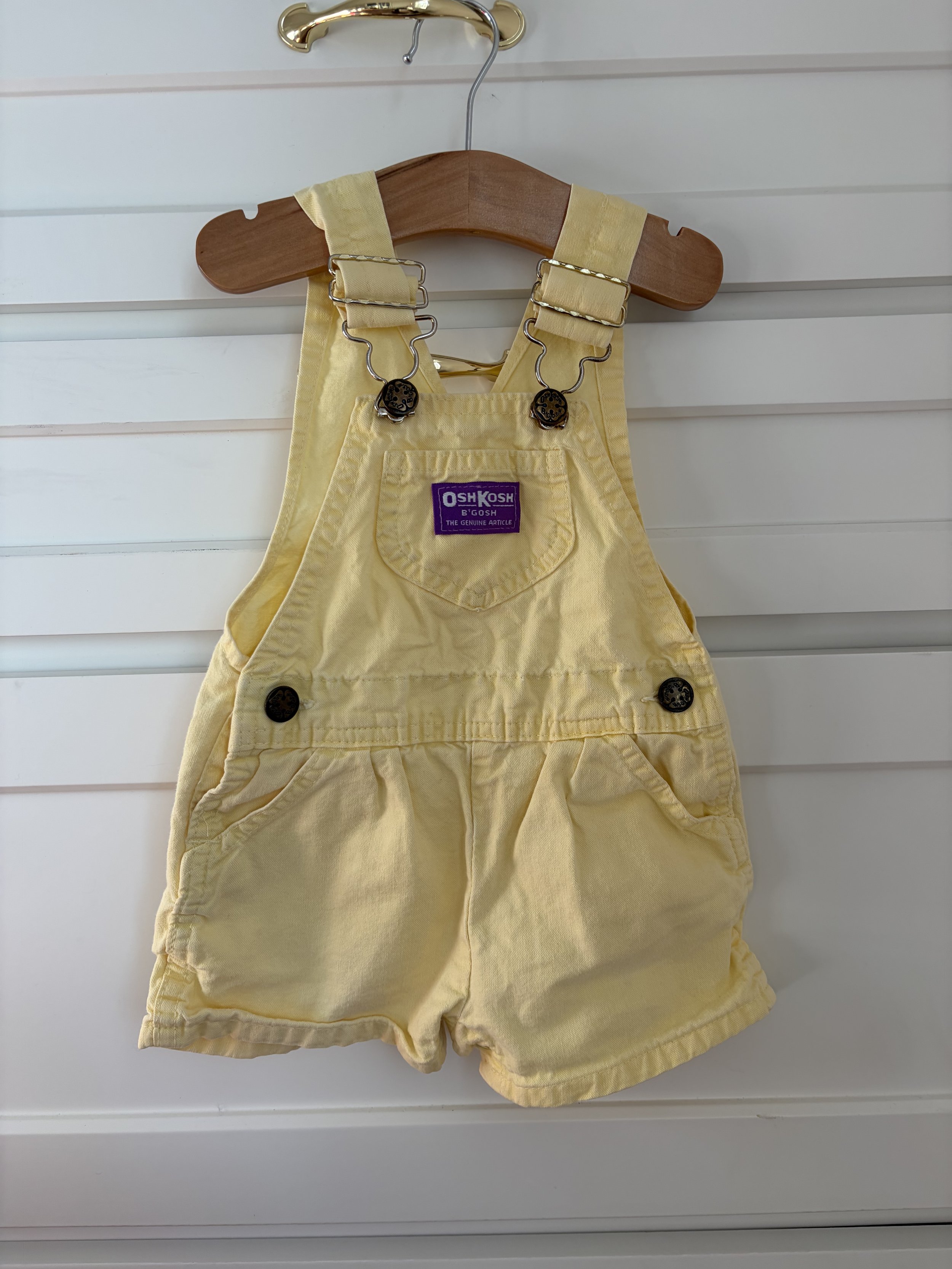 100% Cotton Yellow OshKosh Overalls