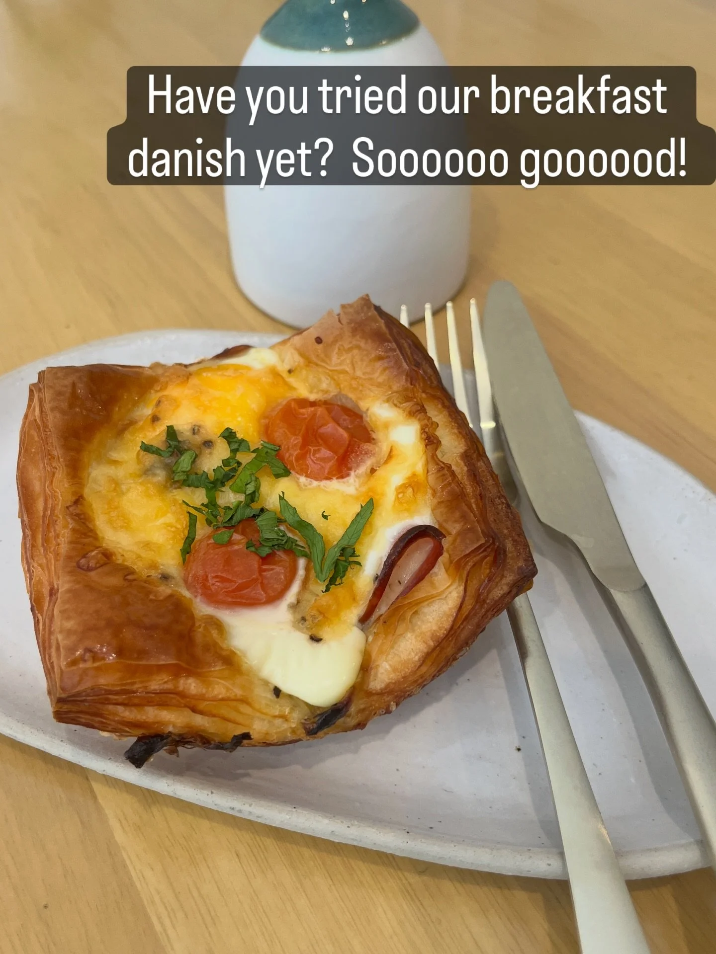 Thanks to @sproutartisanbakery we have the best breakfast danish at @nookcoffee.com.au It&rsquo;s  honestly SO good, you have to pop in and try it.  They always sell out fast!